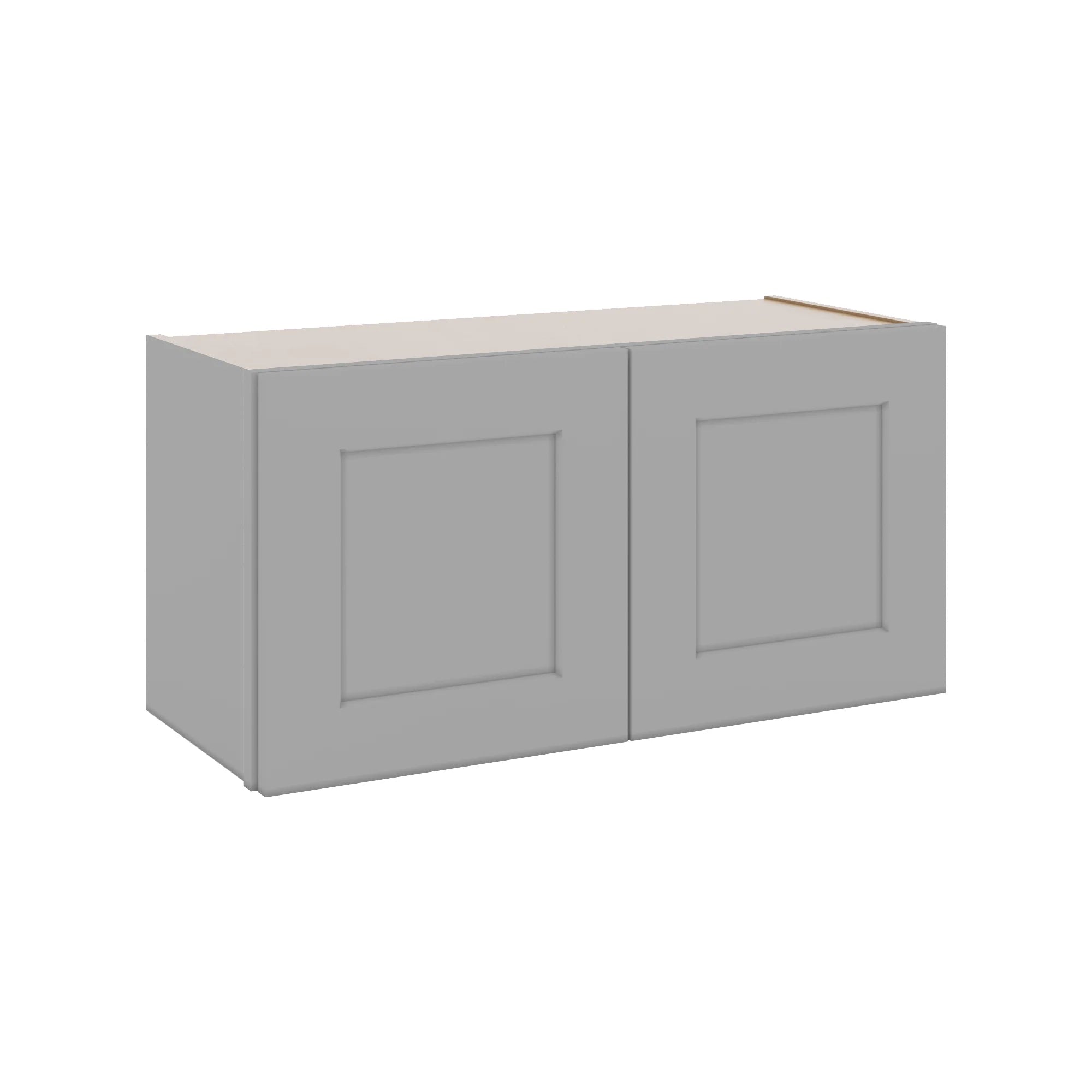 J&K Castle Grey S5 Double Door Wall Cabinet - 30" W x 15" H