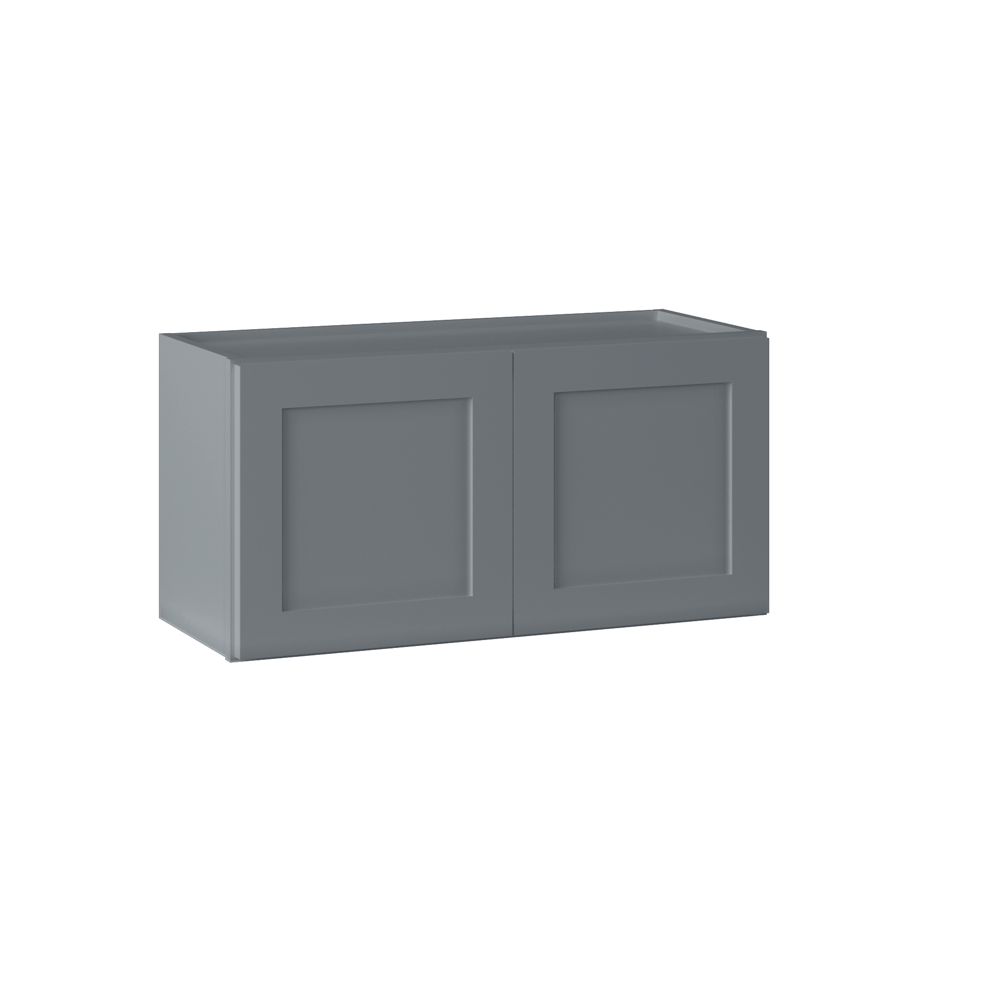 Wall Kitchen Cabinet W3015 Colonial Gray LessCare 30 in. width 15 in. height 12 in. depth