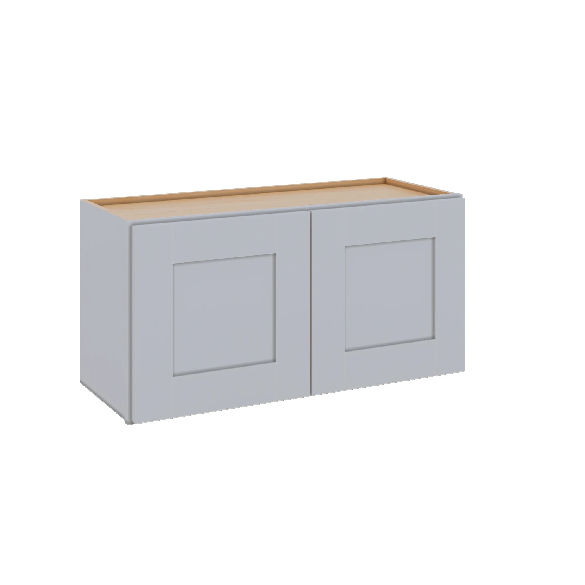 Modernform Cabinet Grey Shaker 30" W X 15" H X 12" D Double Door Wall Cabinet