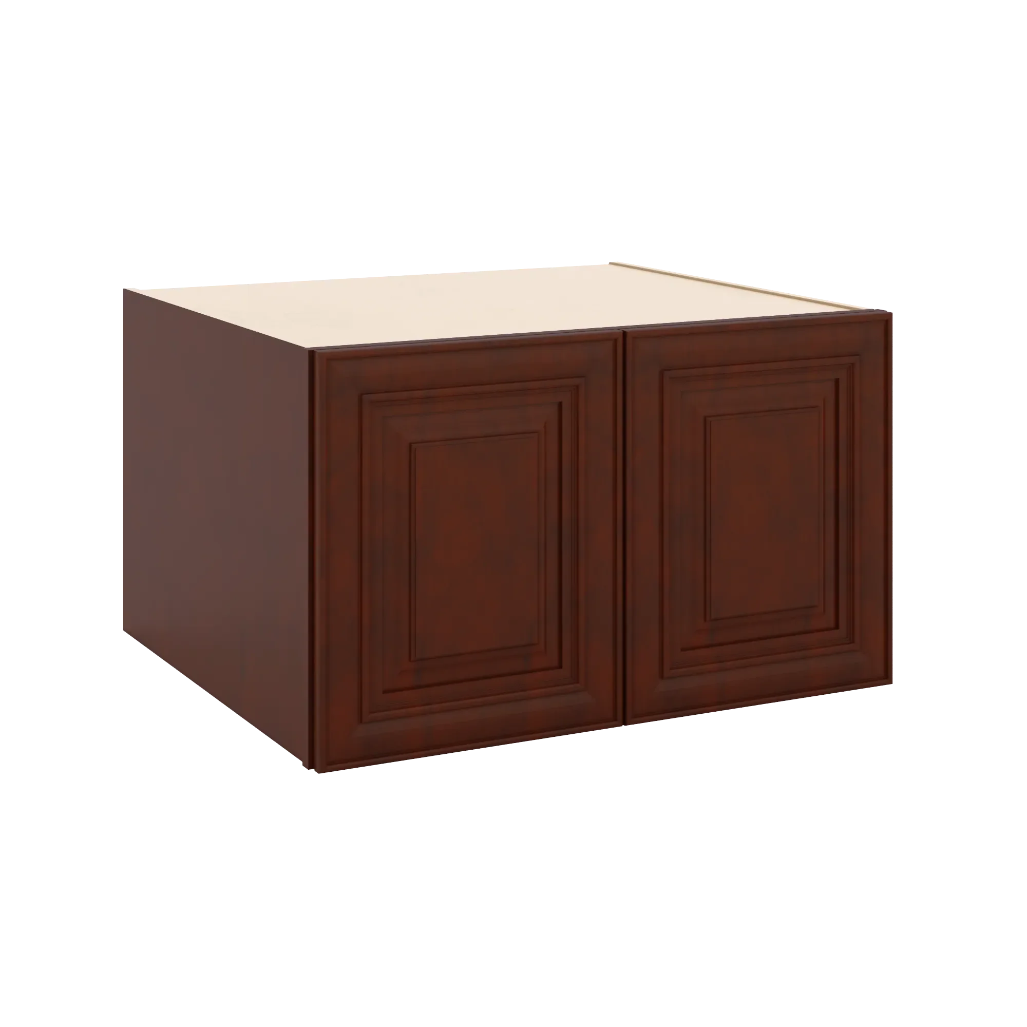 J&K Mahogany J5 Refrigerator Wall Cabinet - 30" W x 18" H x 27" D
