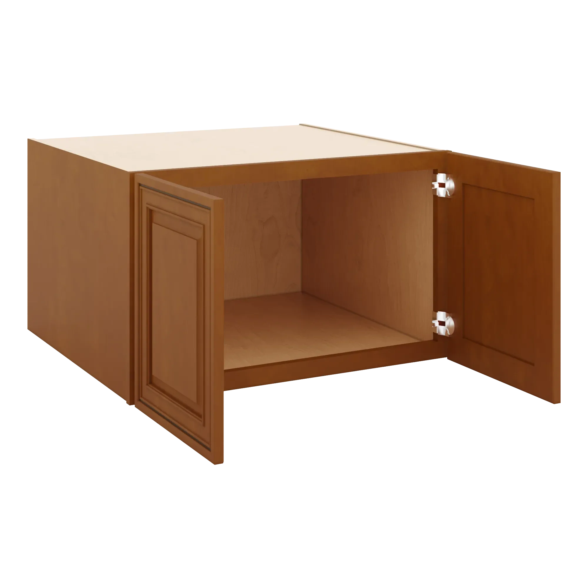 j k mocha glazed k10 refrigerator wall cabinet 30 w x 18 h x 27 d