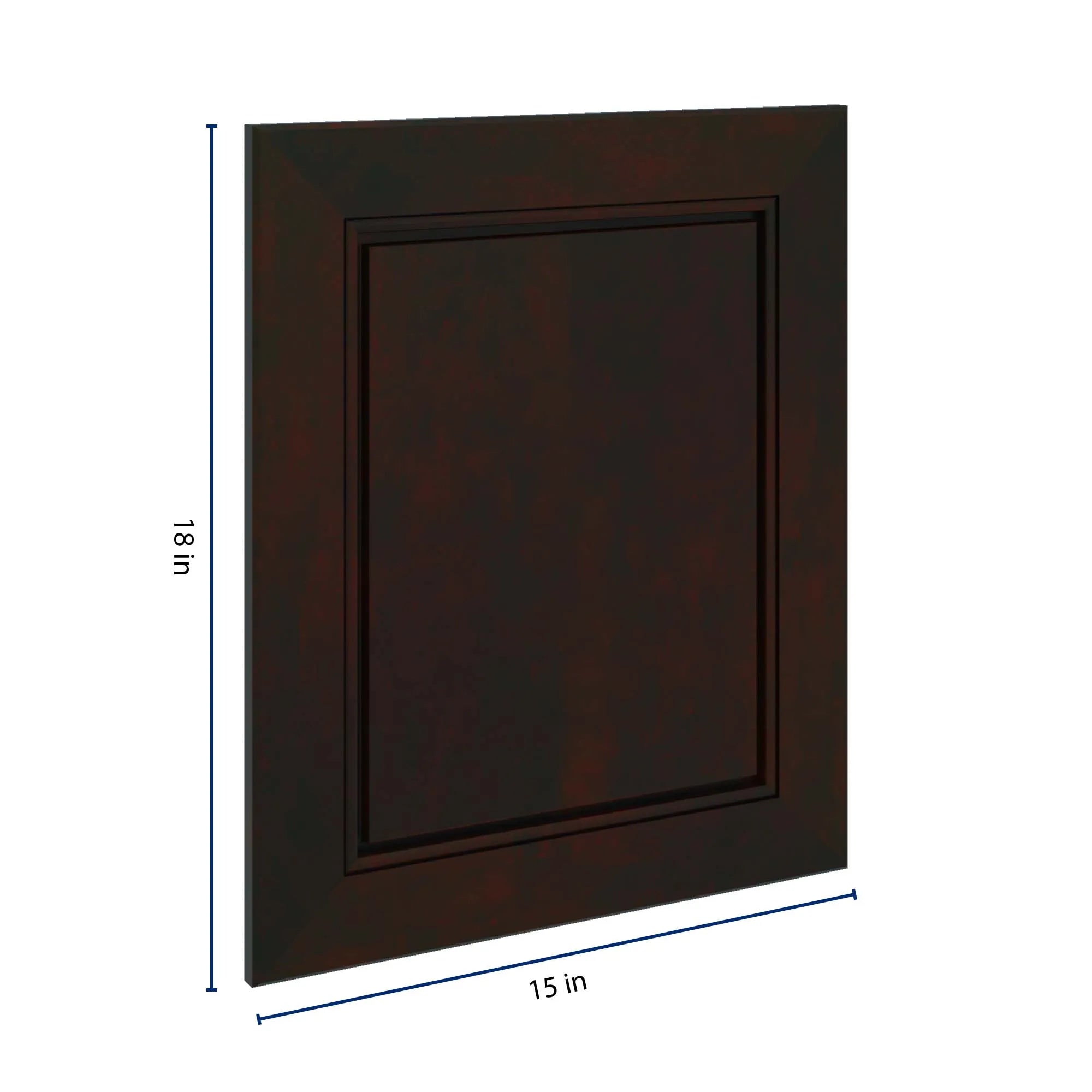 J&K Espresso K8 Dummy Door Panel 15" W x 18" H