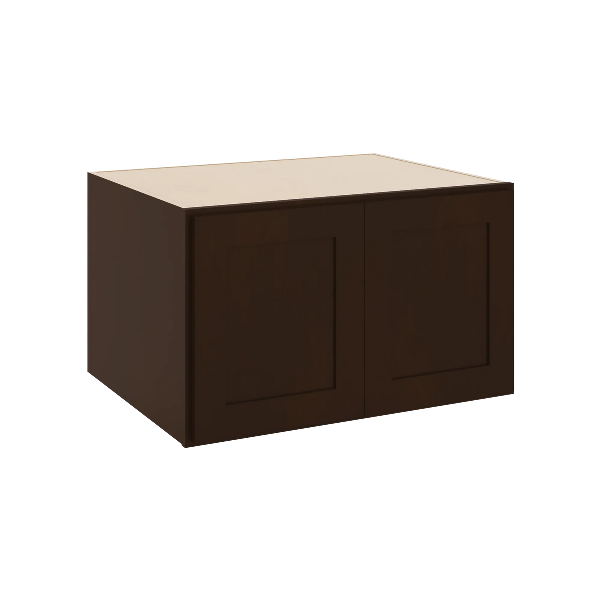CNC Luxor 5-Piece Espresso 30" W X 18" H X 24" D Double Door Wall Cabinet
