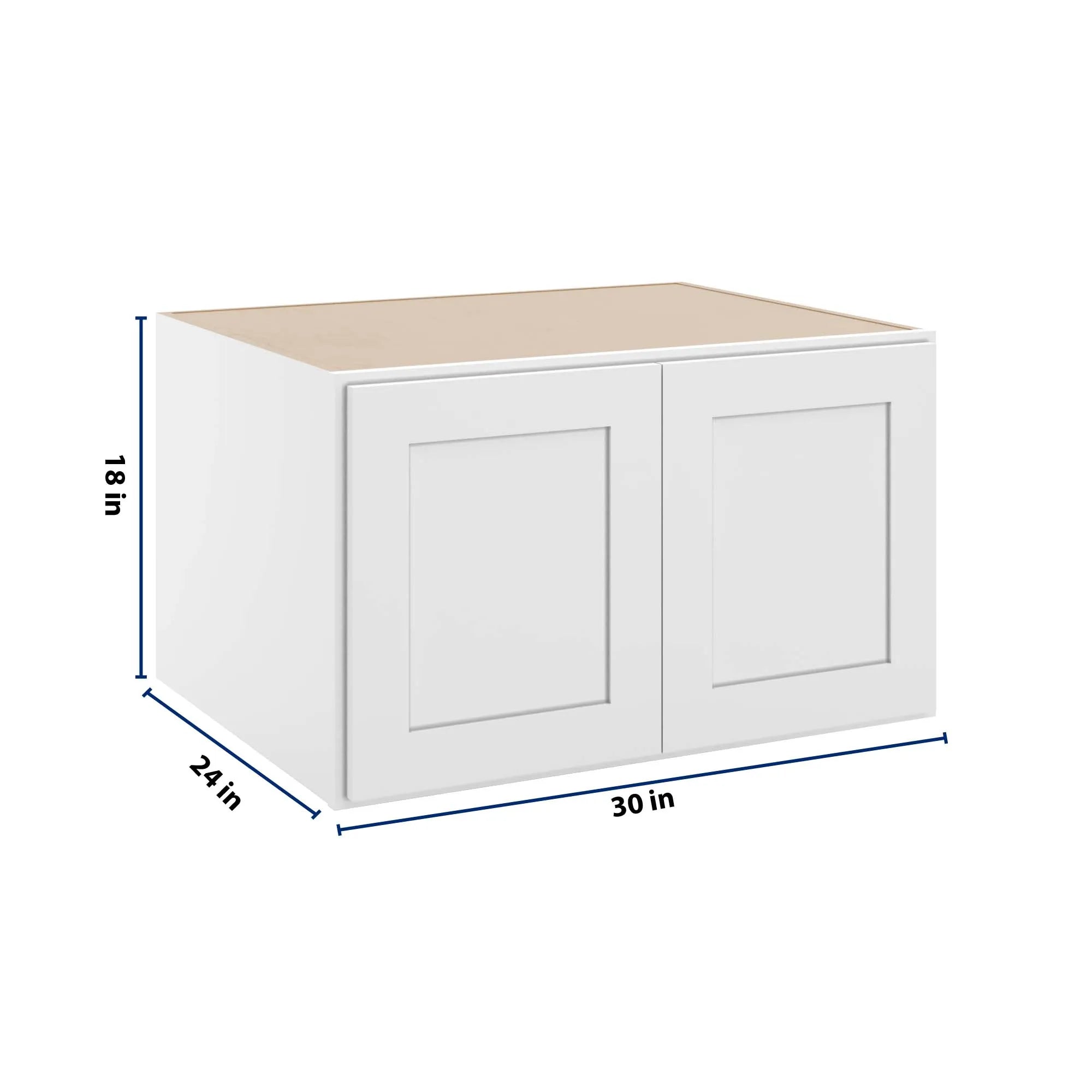 W3018X24 Close Angle White