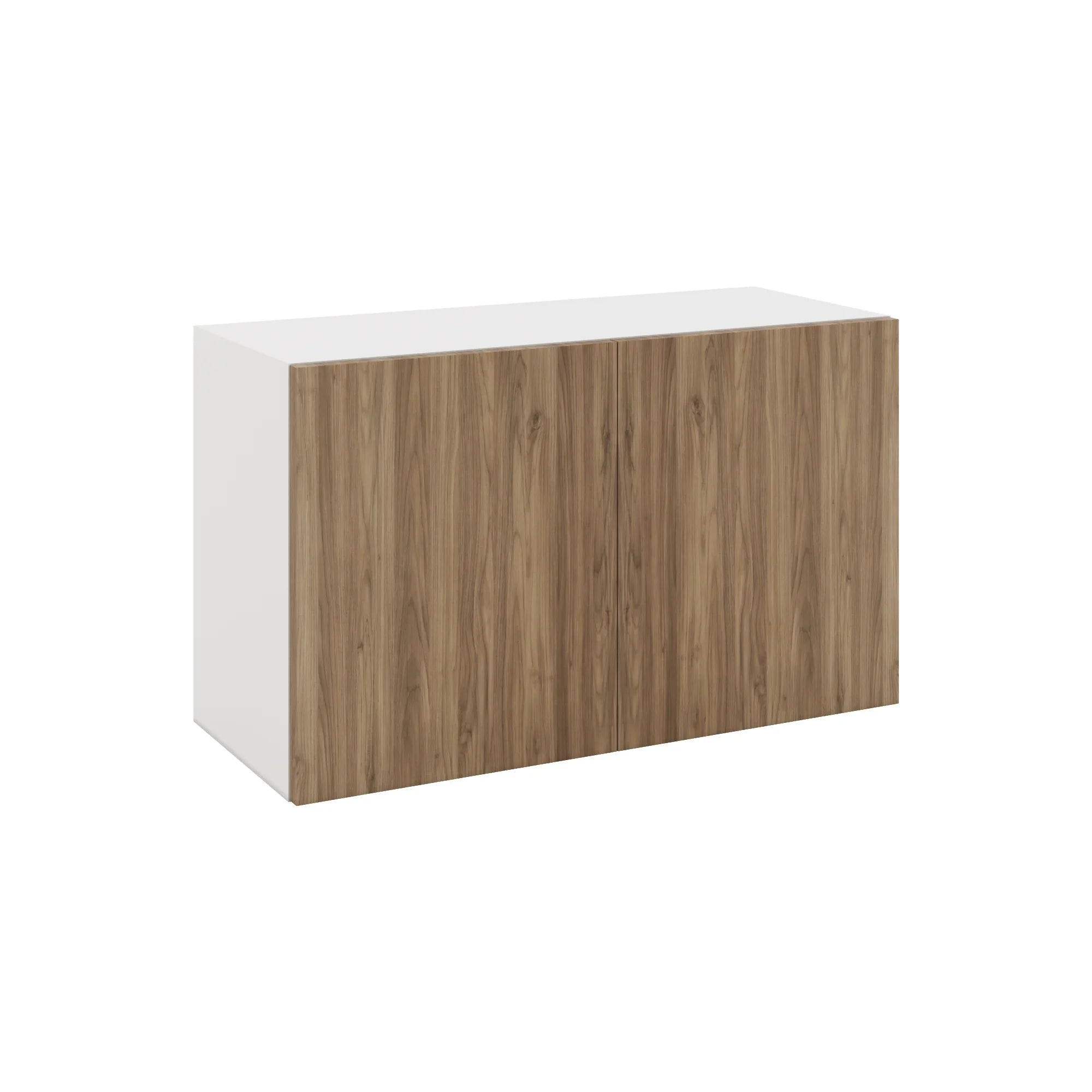Modernform Cabinet Walnut 30" W X 18" H X 12" D Double Door Wall Cabinet