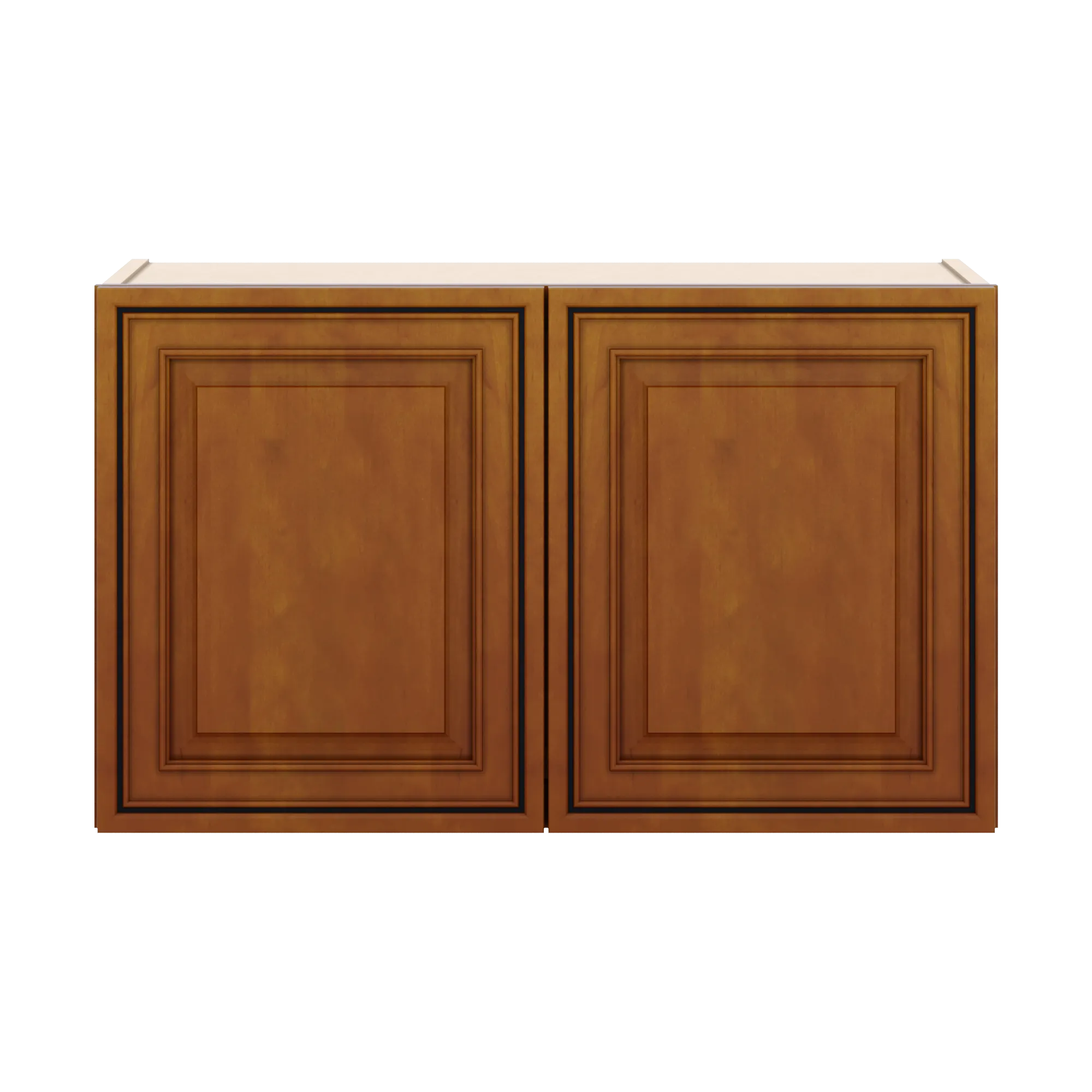 j k mocha glazed k10 double door wall cabinet 30 w x 18 h