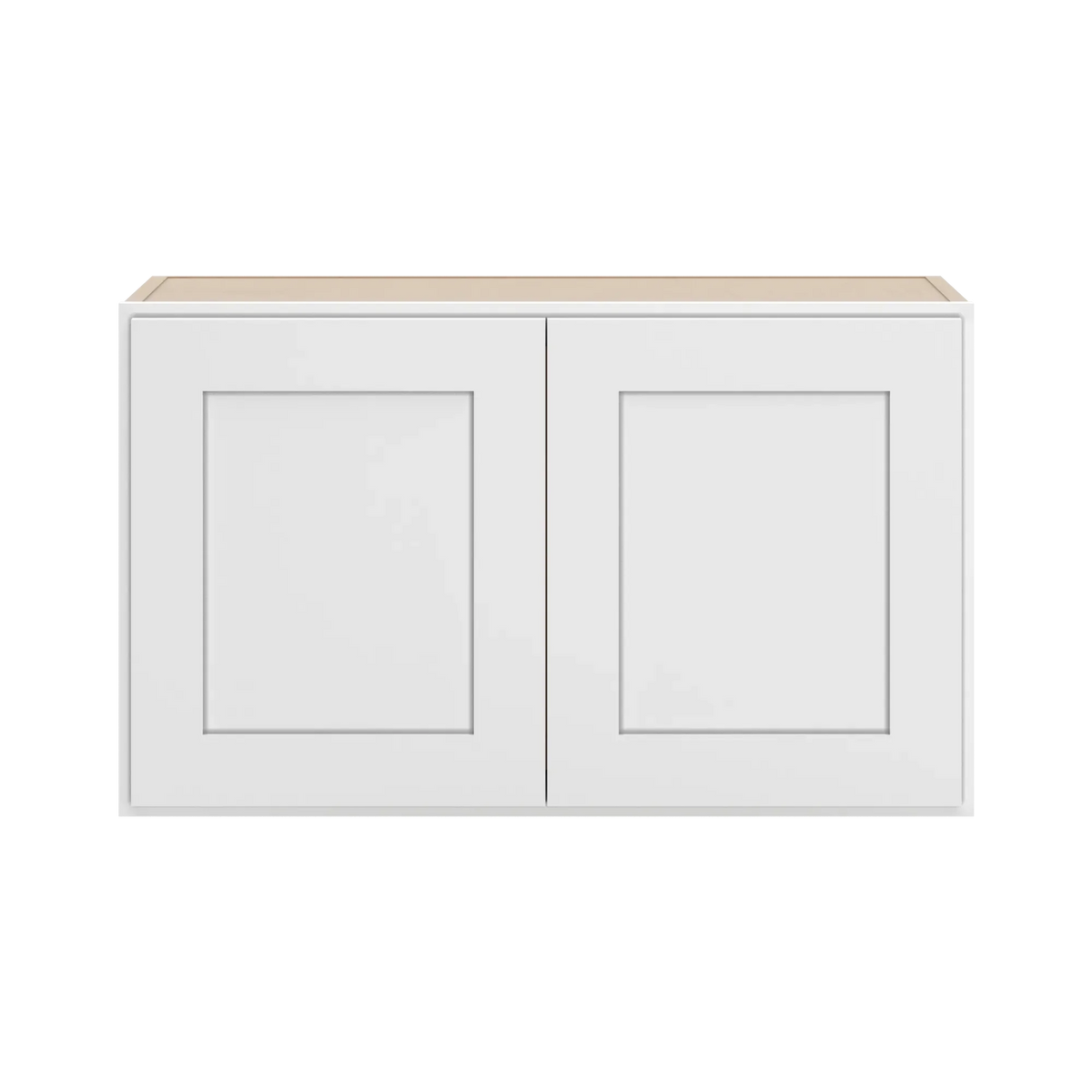 cnc luxor white 30 w x 18 h double door wall cabinet