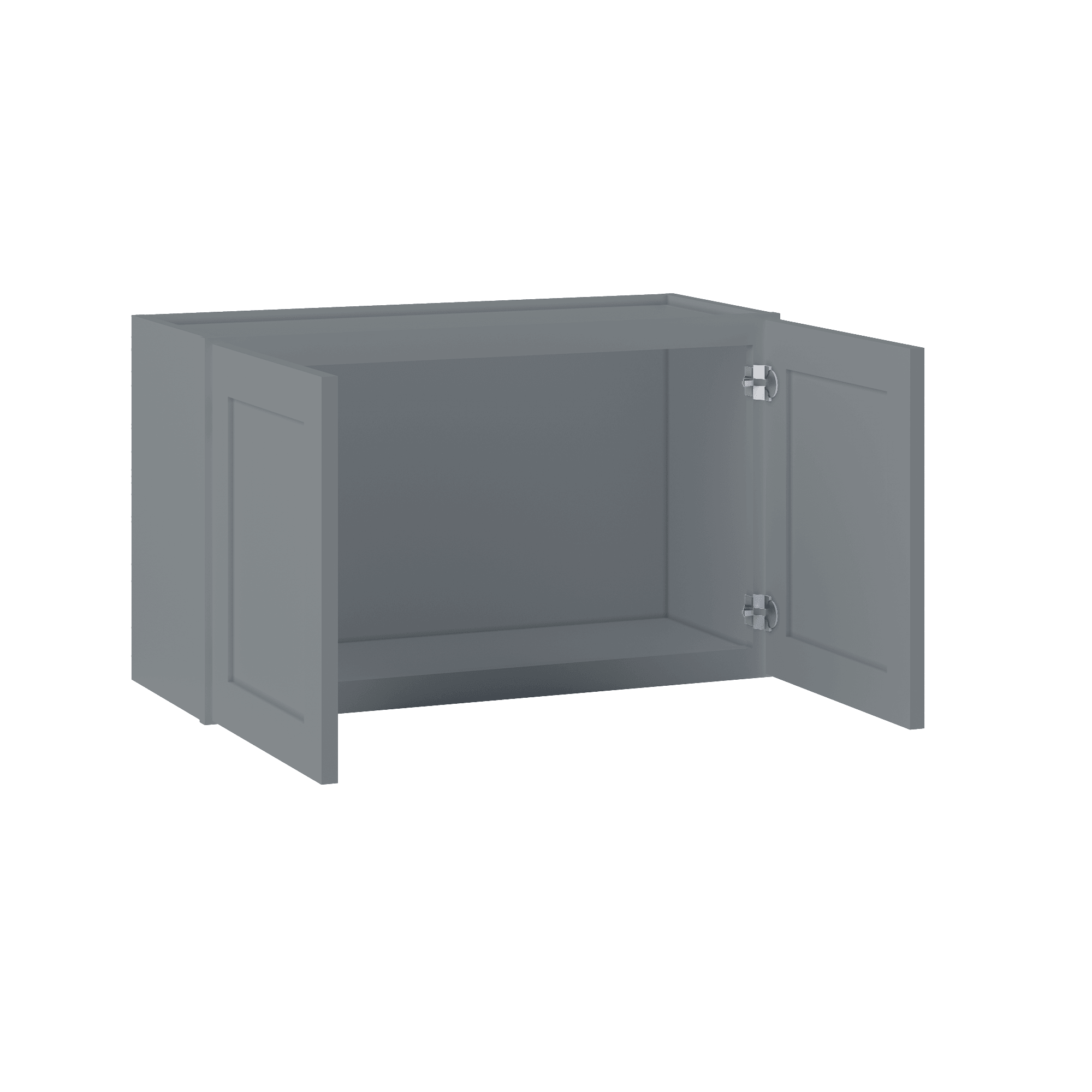 Wall Kitchen Cabinet W3018 Colonial Gray LessCare 30 in. width 18 in. height 12 in. depth