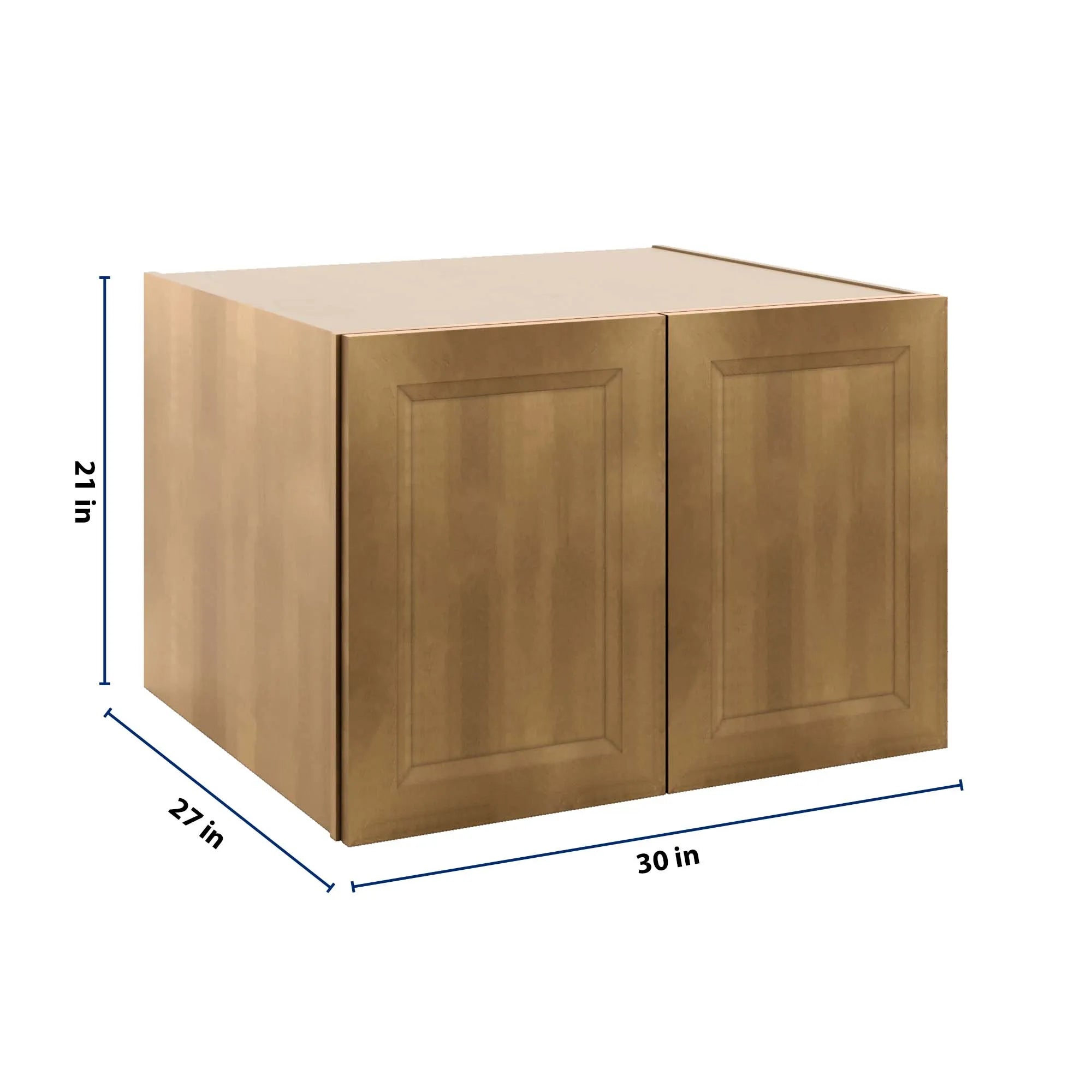 J&K Butterscotch B8 Refrigerator Wall Cabinet - 30" W x 21" H x 27" D