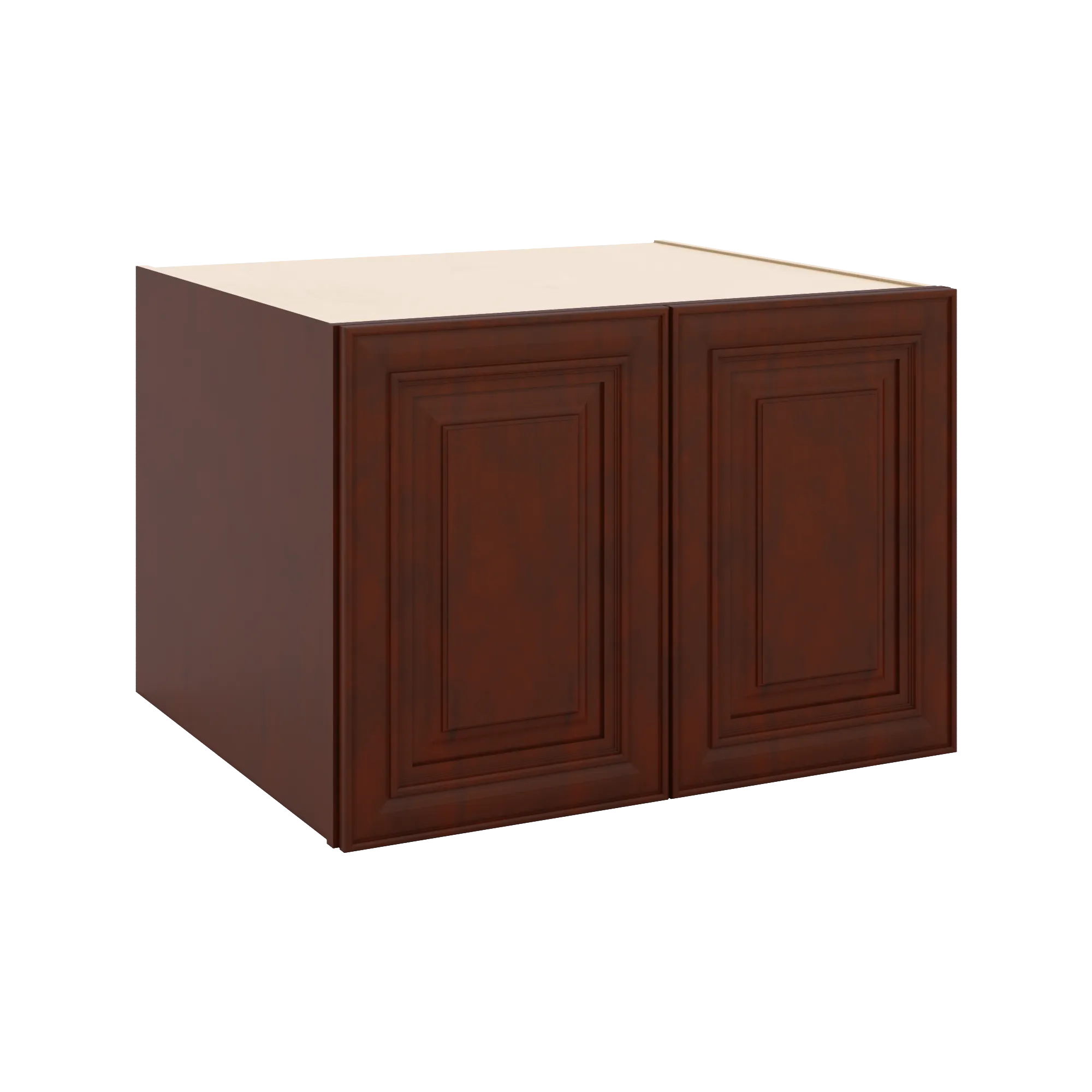 J&K Mahogany J5 Refrigerator Wall Cabinet - 30" W x 21" H x 27" D