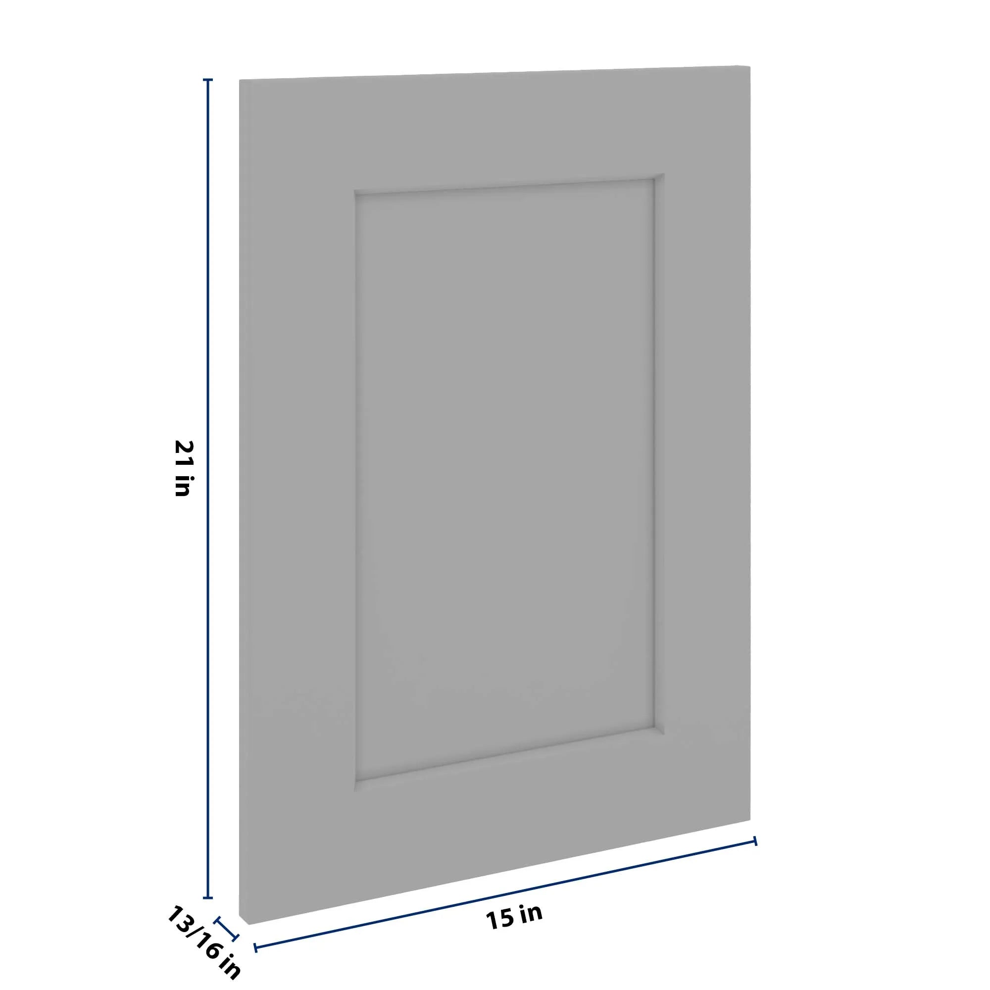 J&K Castle Grey S5 Dummy Door Panel 15" W x 21" H