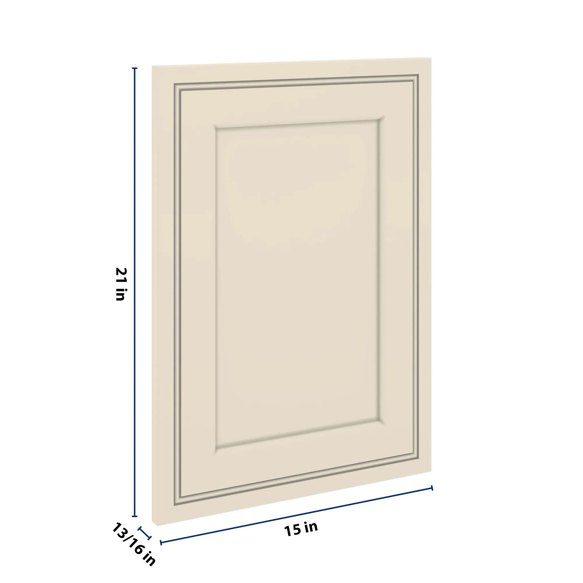 J&K Pearl Glazed H9 Dummy Door Panel 15" W x 21" H