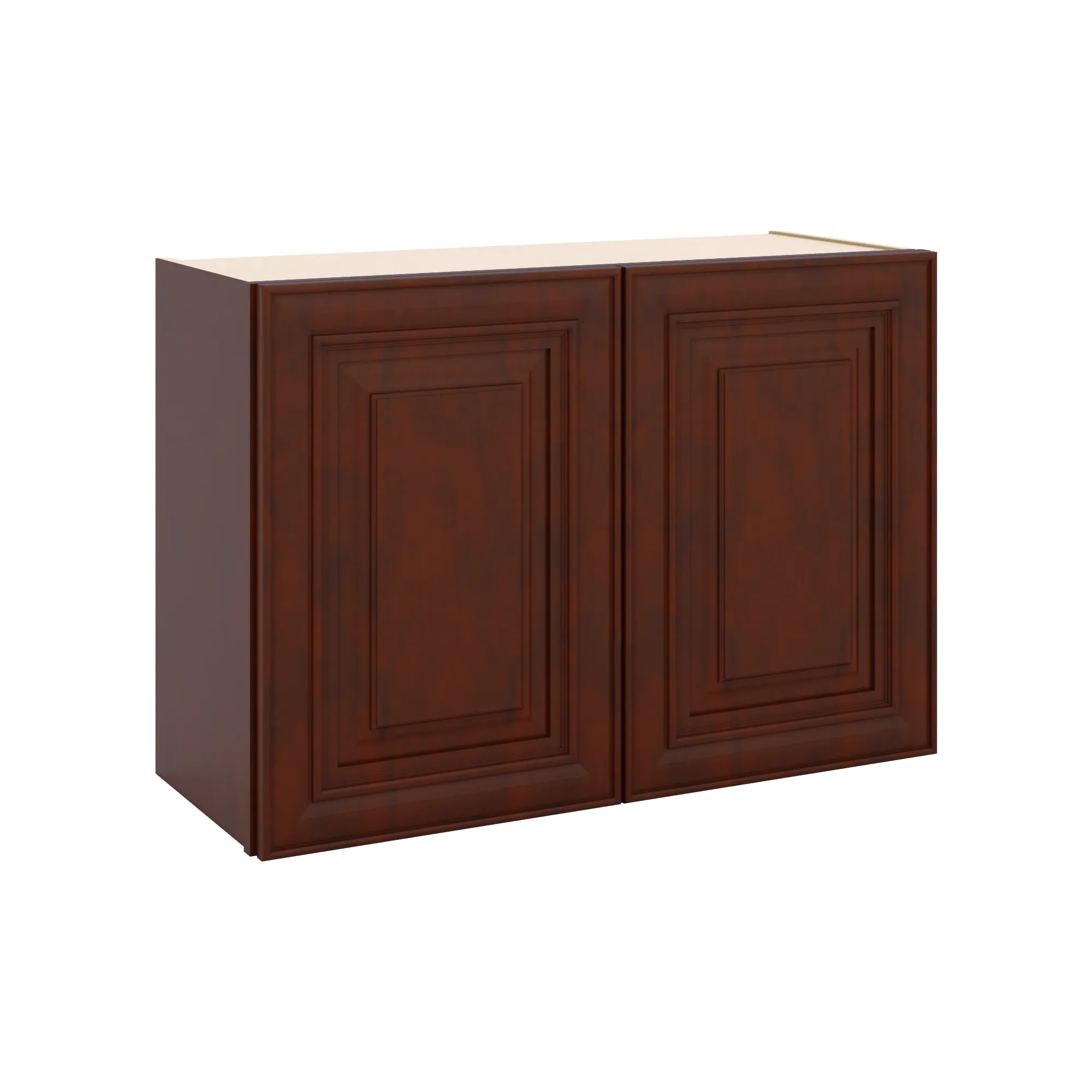 J&K Mahogany J5 Double Door Wall Cabinet - 30" W x 21" H