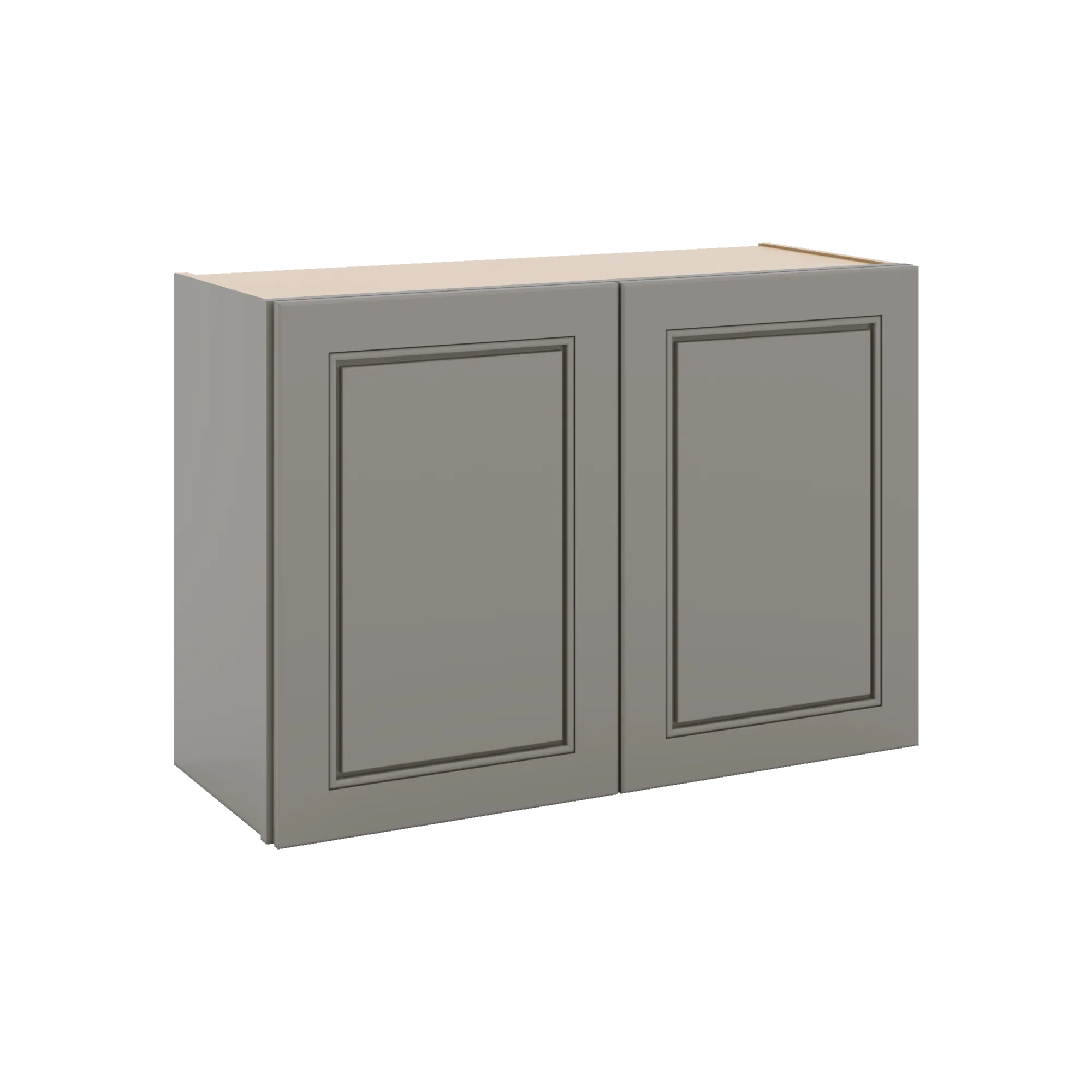 J&K Greige K3 Double Door Wall Cabinet - 30" W x 21" H