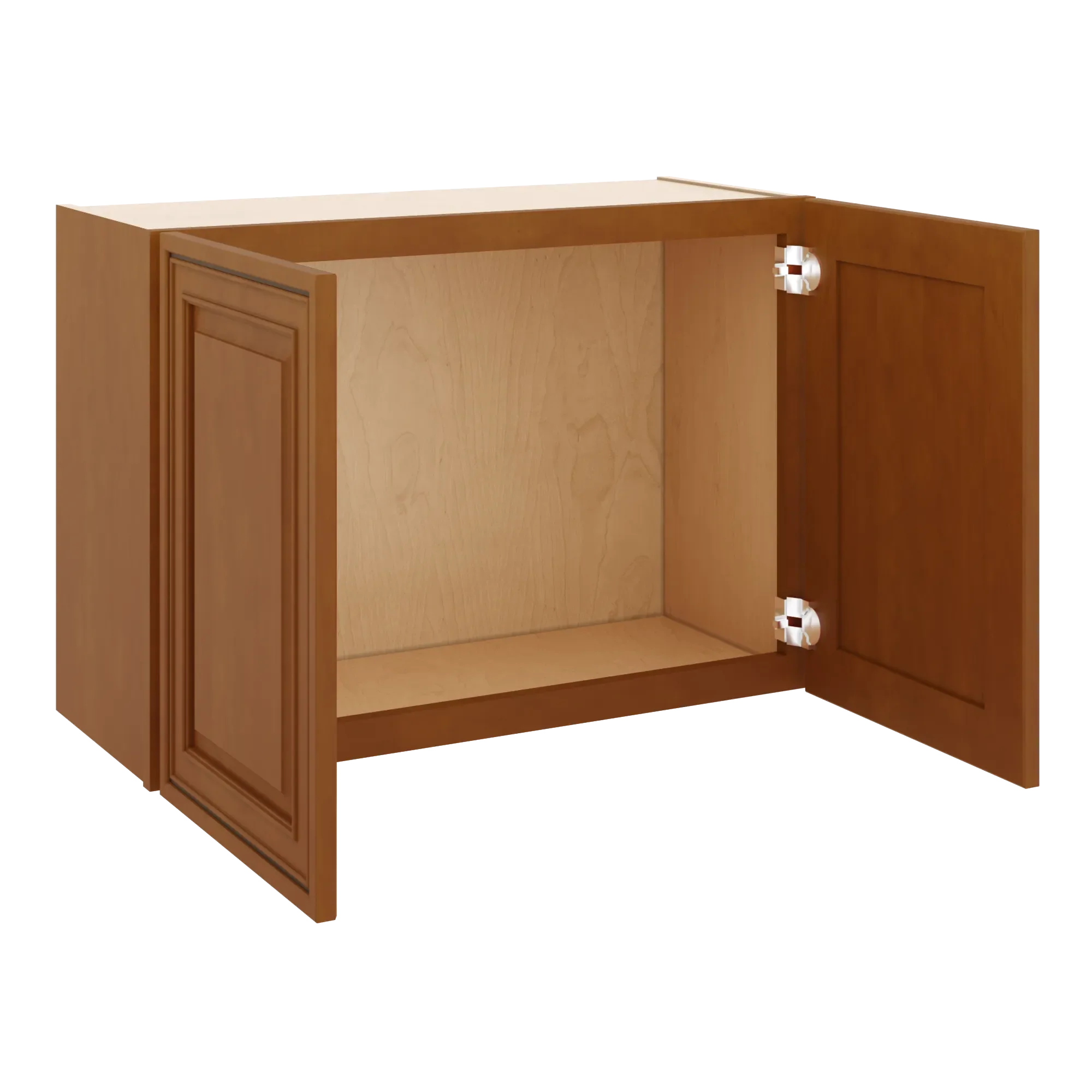 j k mocha glazed k10 double door wall cabinet 30 w x 21 h