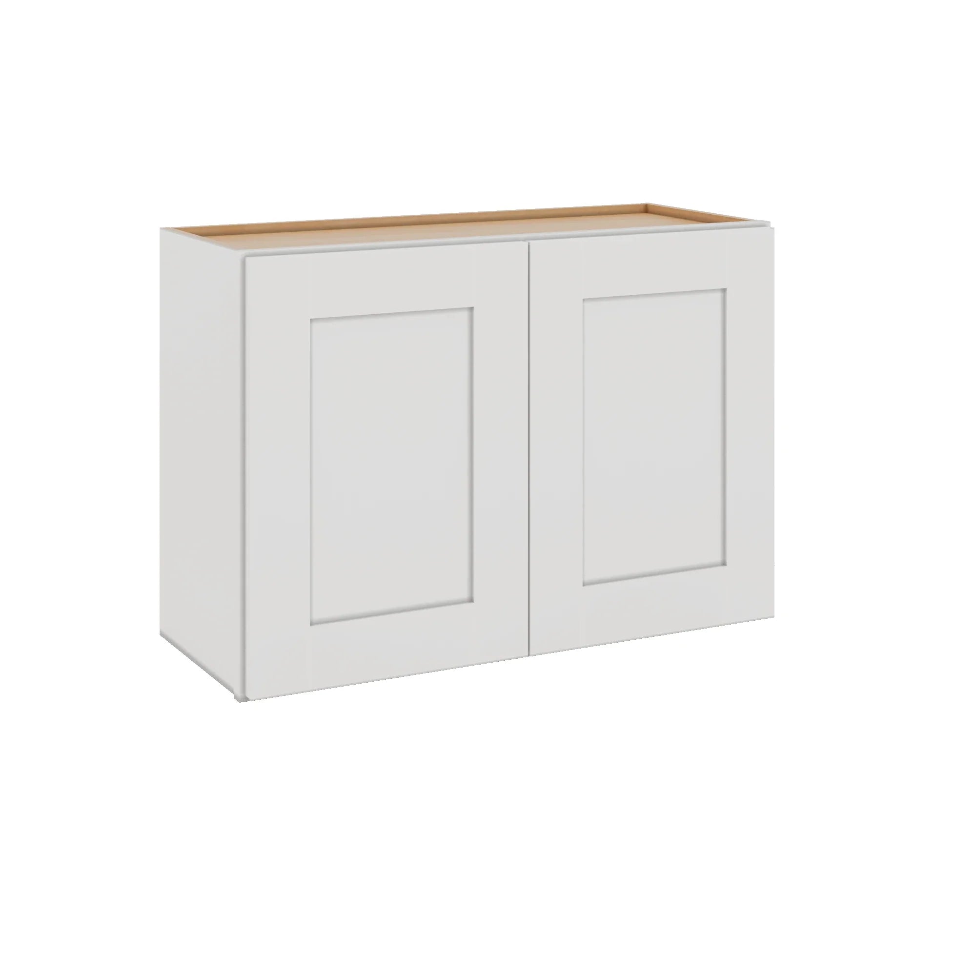 Modernform Cabinet White Shaker 30" W X 21" H X 12" D Double Door Wall Cabinet