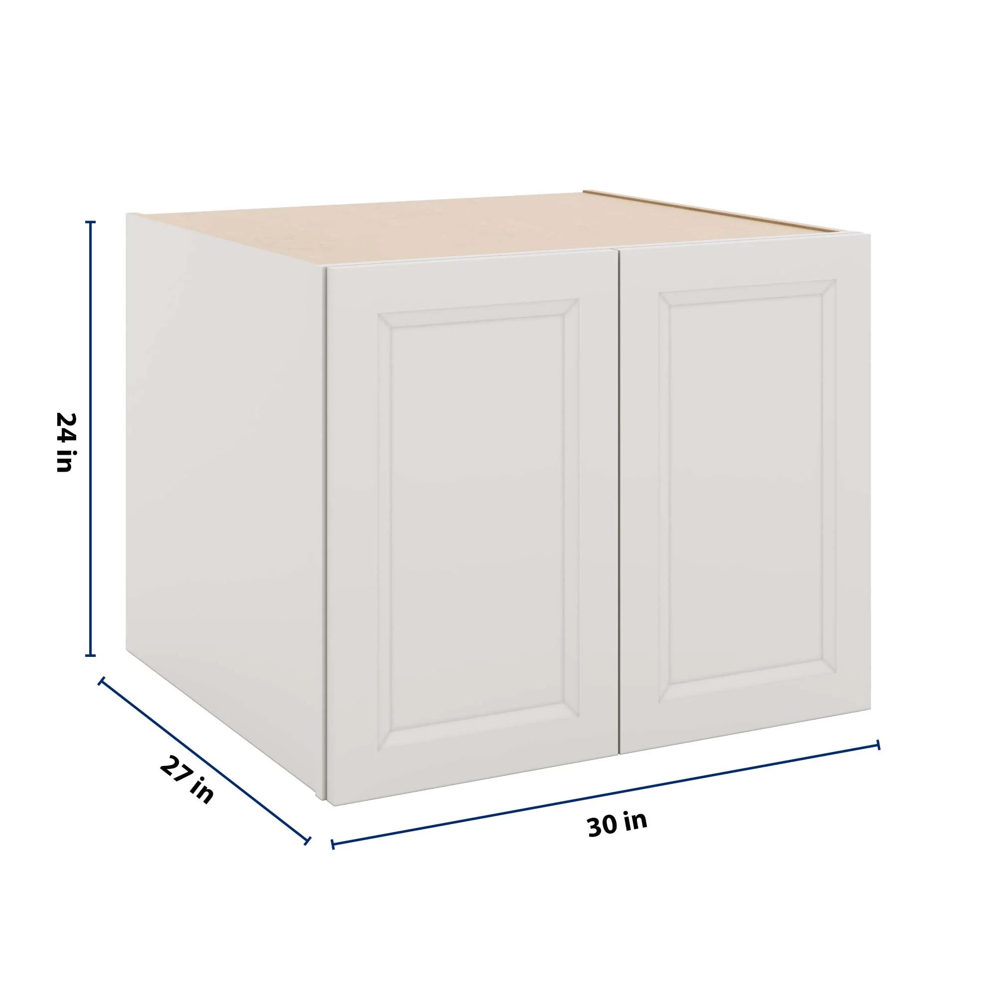 J&K Pure B5 Refrigerator Wall Cabinet - 30" W x 24" H x 27" D