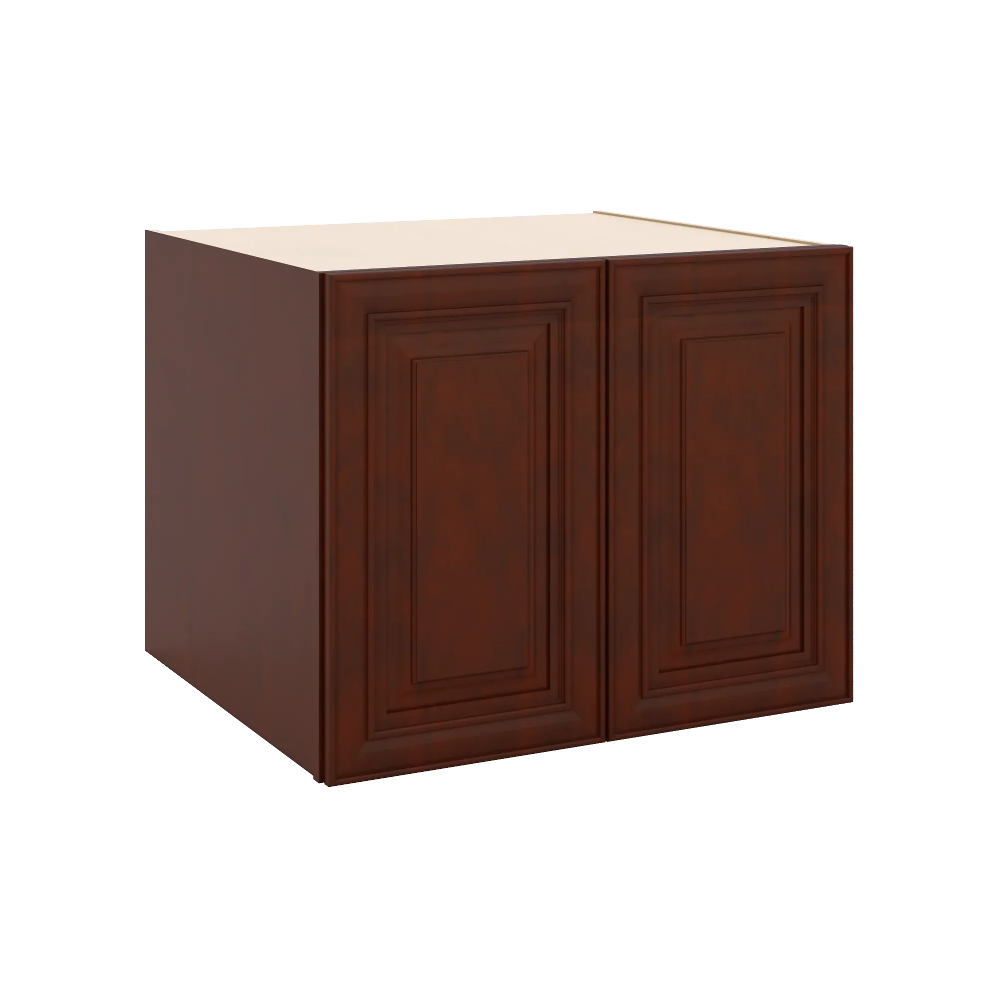 J&K Mahogany J5 Refrigerator Wall Cabinet - 30" W x 24" H x 27" D