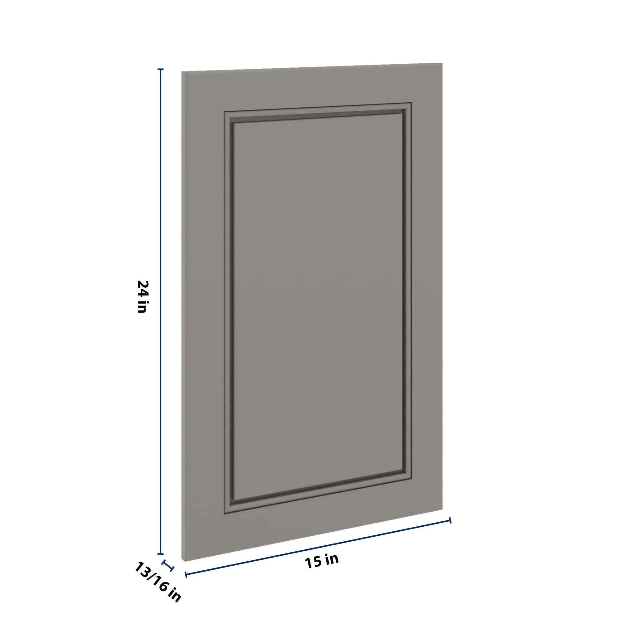 J&K Greige K3 Dummy Door Panel 15" W x 24" H