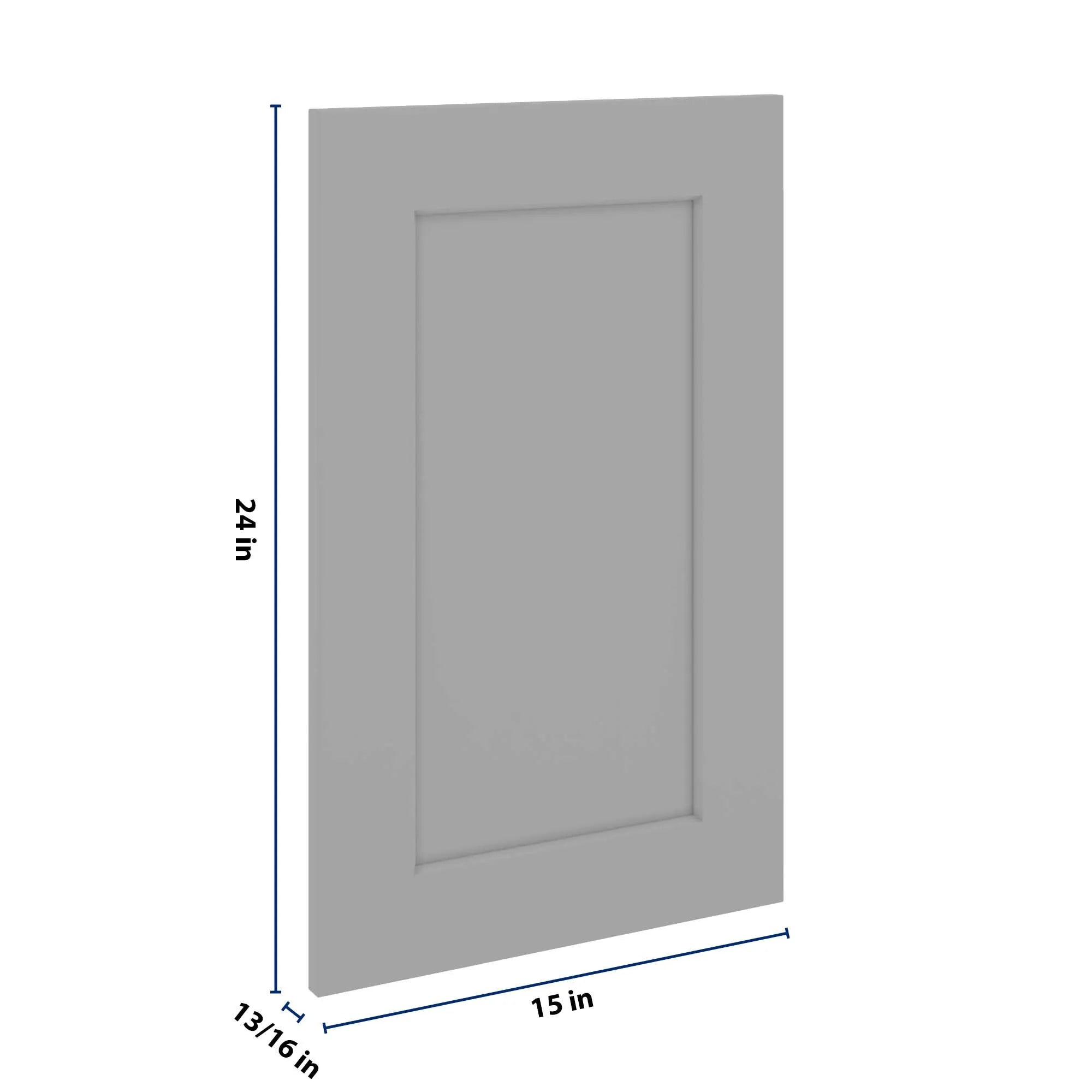 J&K Castle Grey S5 Dummy Door Panel 15" W x 24" H