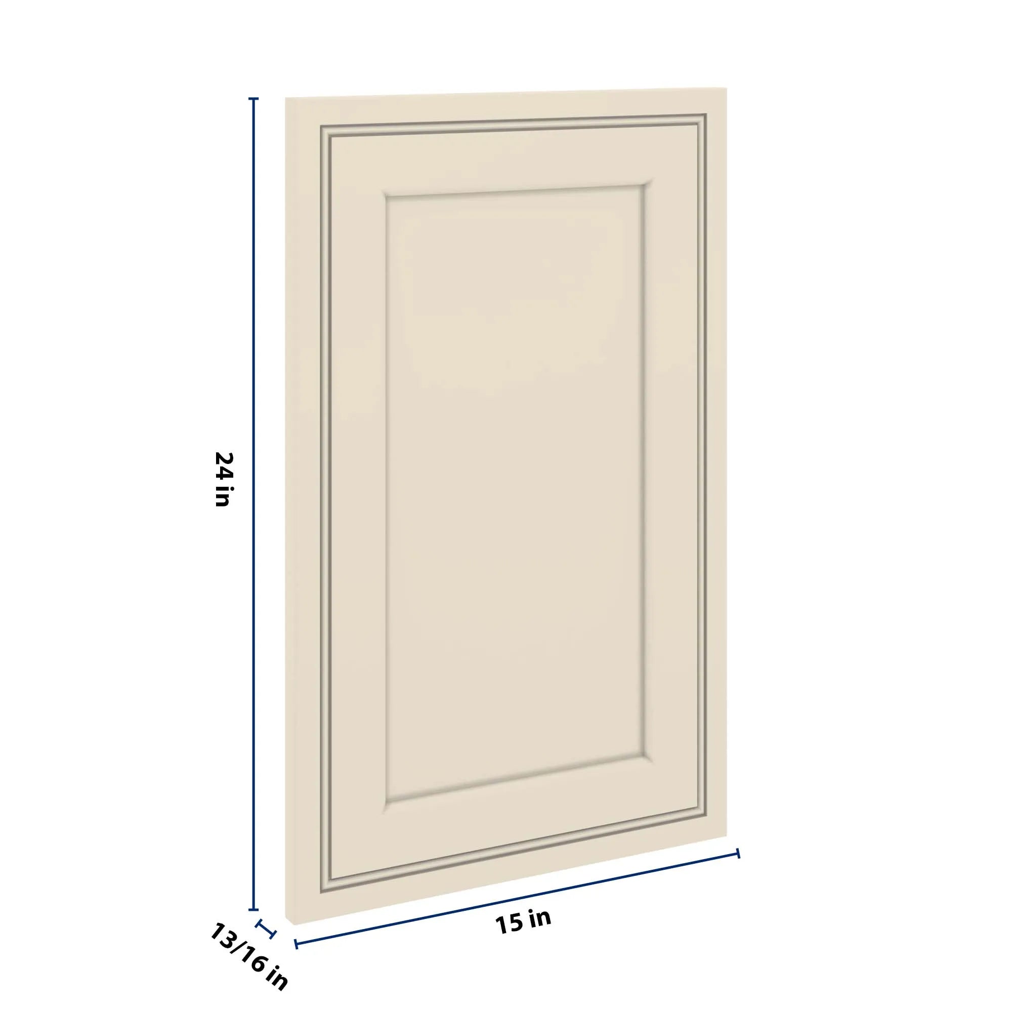 J&K Pearl Glazed H9 Dummy Door Panel 15" W x 24" H