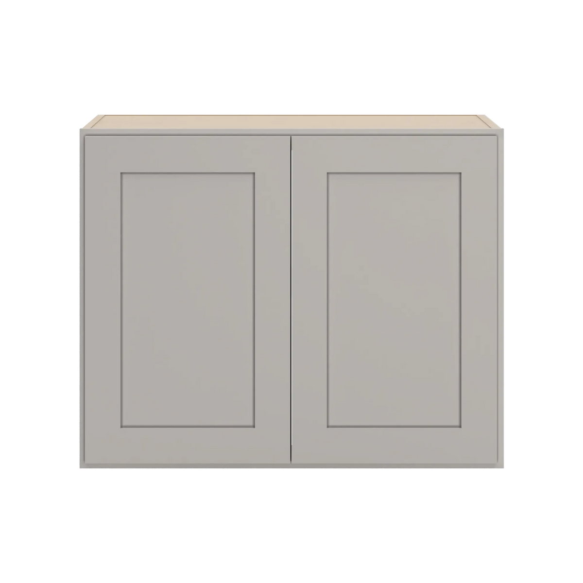cnc luxor 5 piece misty grey 30 w x 24 h x 15 d double door wall cabinet