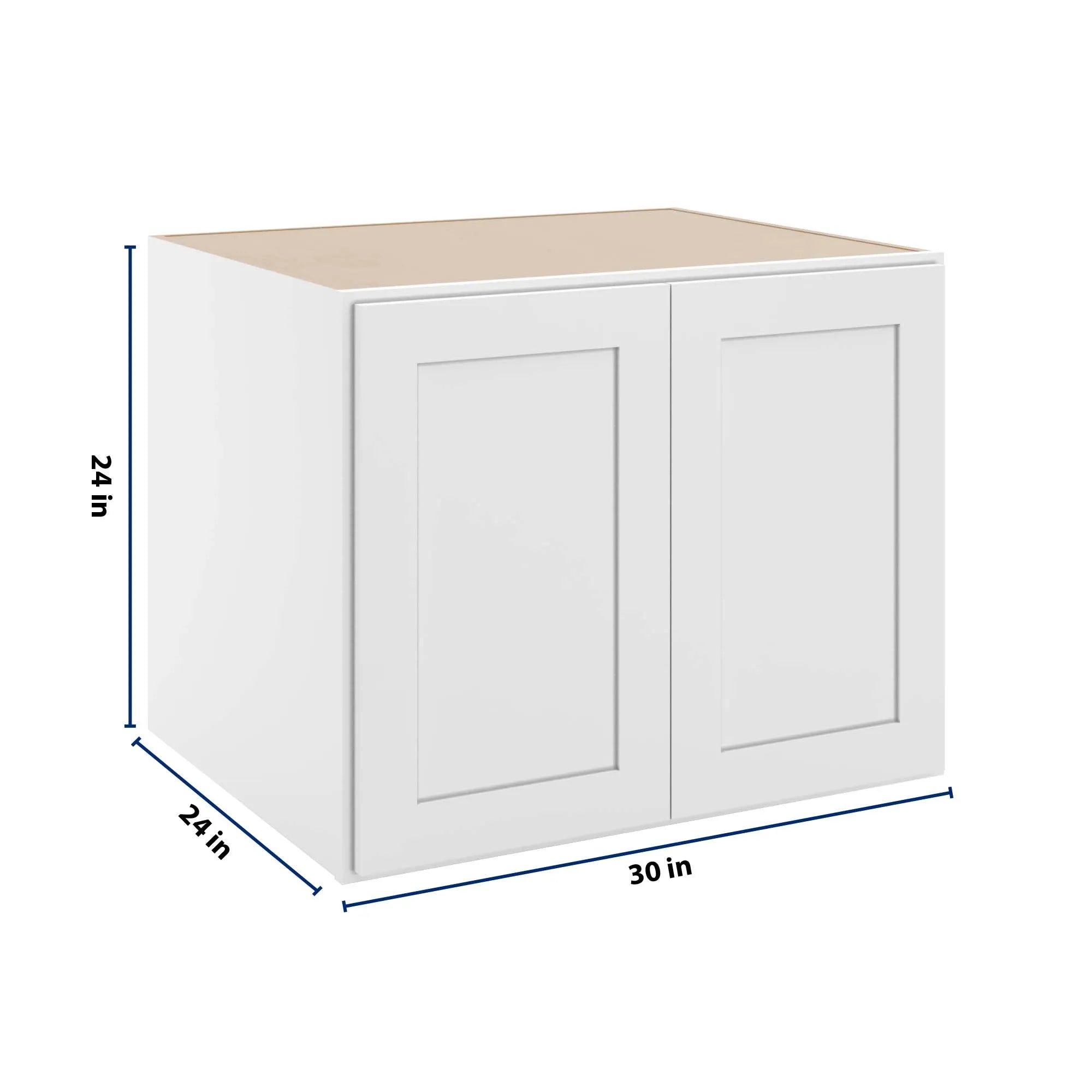 W3024X24 Close Angle White