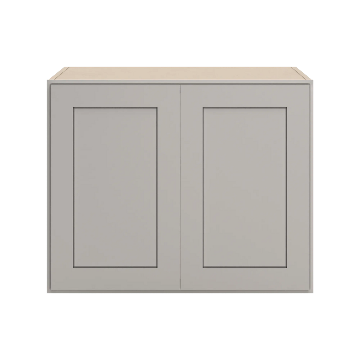 cnc luxor 5 piece misty grey 30 w x 24 h x 24 d double door wall cabinet