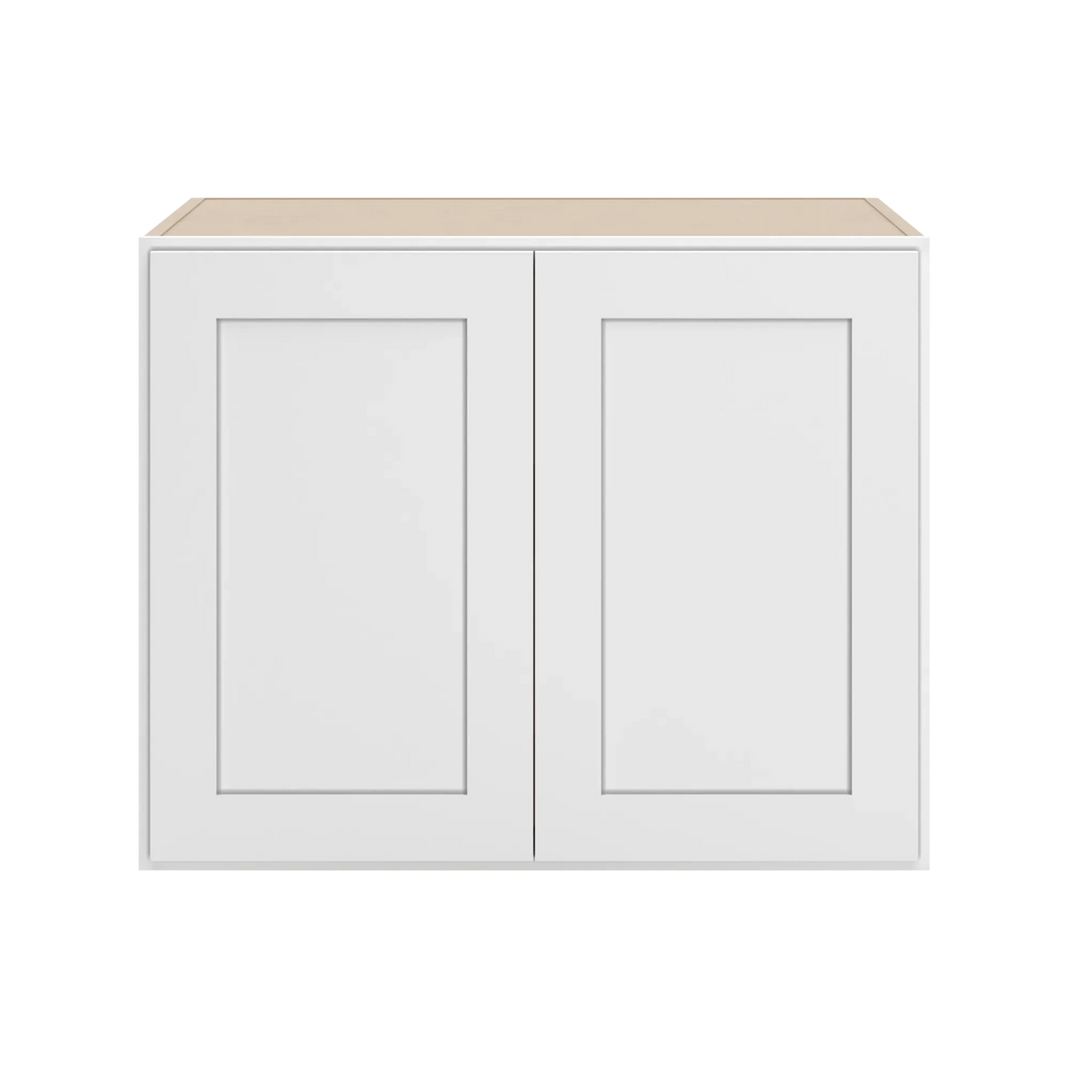 cnc luxor white 30 w x 24 h x 24 d double door wall cabinet