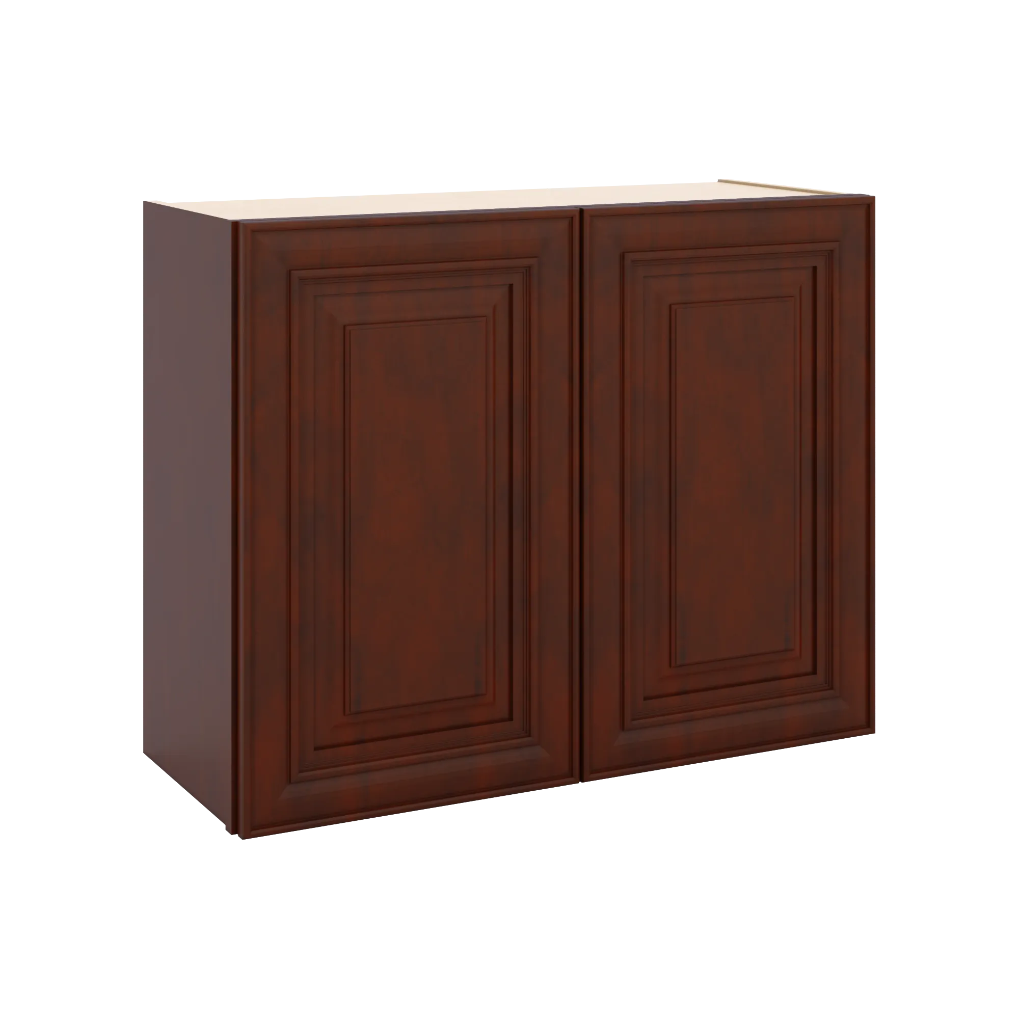 J&K Mahogany J5 Double Door Wall Cabinet - 30" W x 24" H