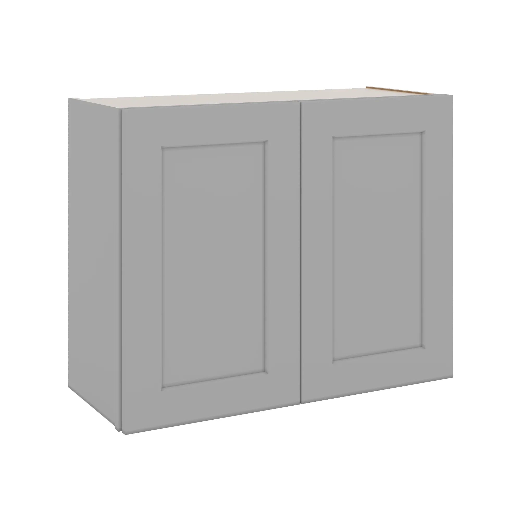 J&K Castle Grey S5 Double Door Wall Cabinet - 30" W x 24" H