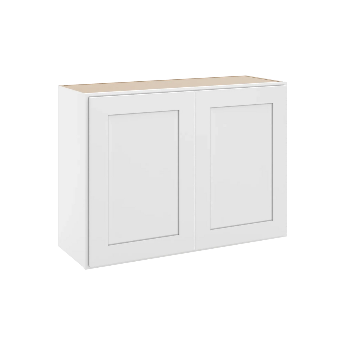 cnc luxor white 30 w x 24 h double door wall cabinet