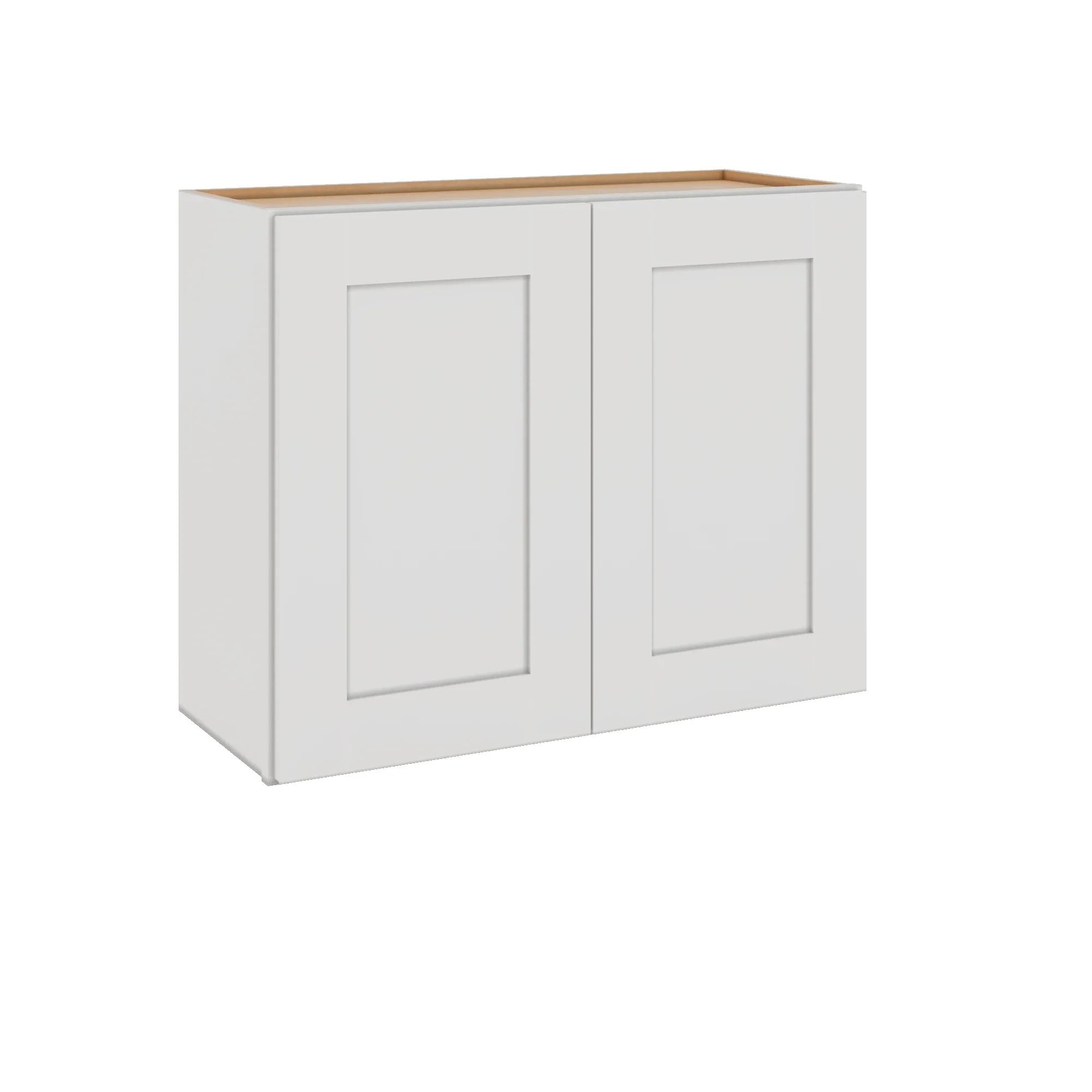 Modernform Cabinet White Shaker 30" W X 24" H X 12" D Double Door Wall Cabinet