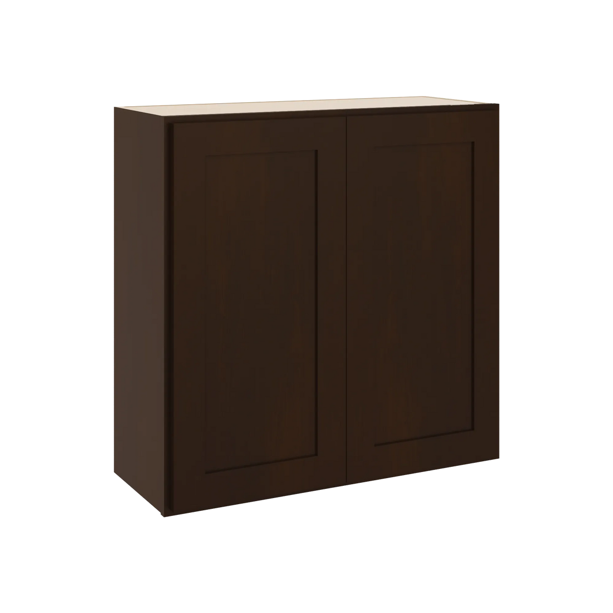 CNC Luxor 5-Piece Espresso 30" W X 30" H Double Door Wall Cabinet
