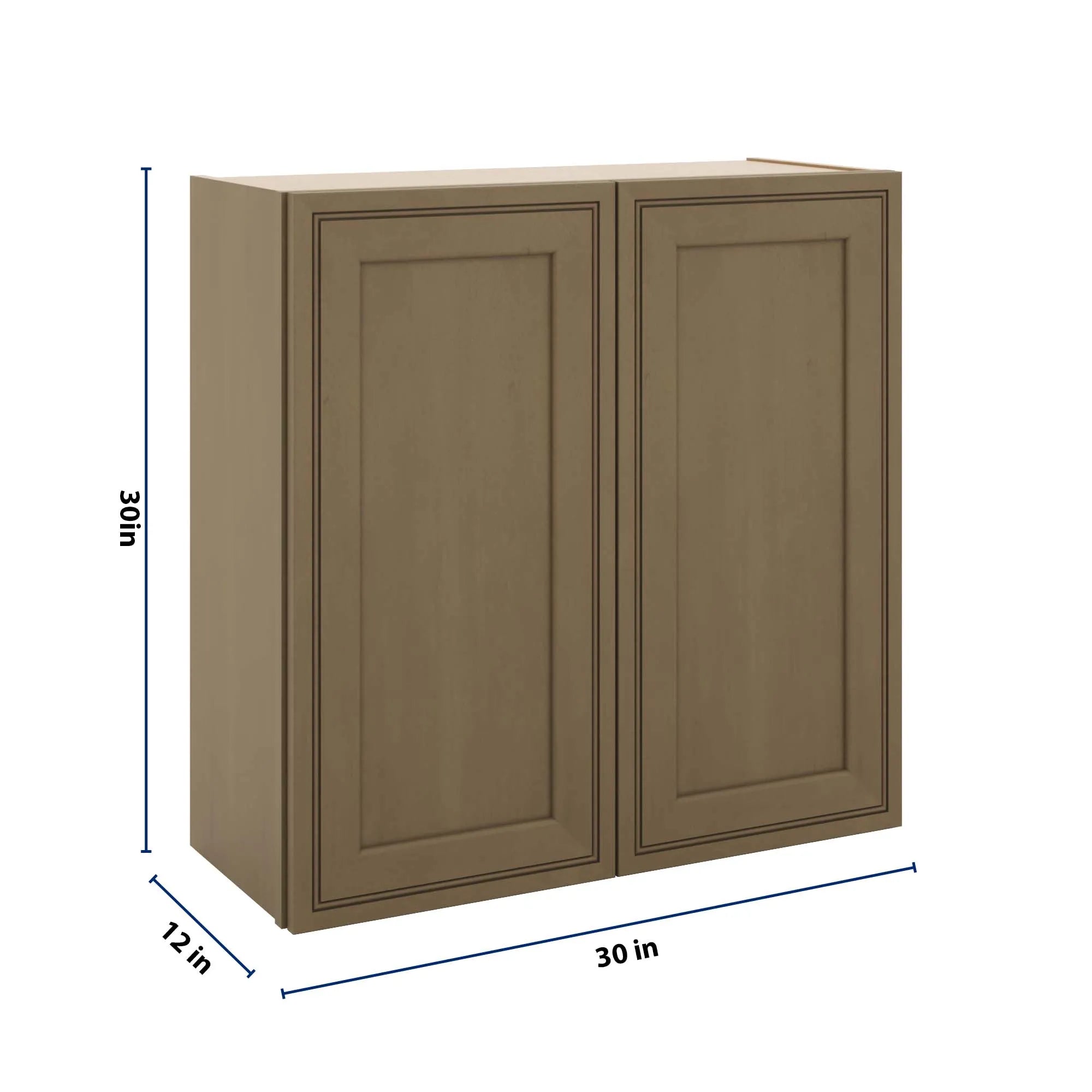 J&K Hazel H8 Double Door Wall Cabinet - 30" W x 30" H