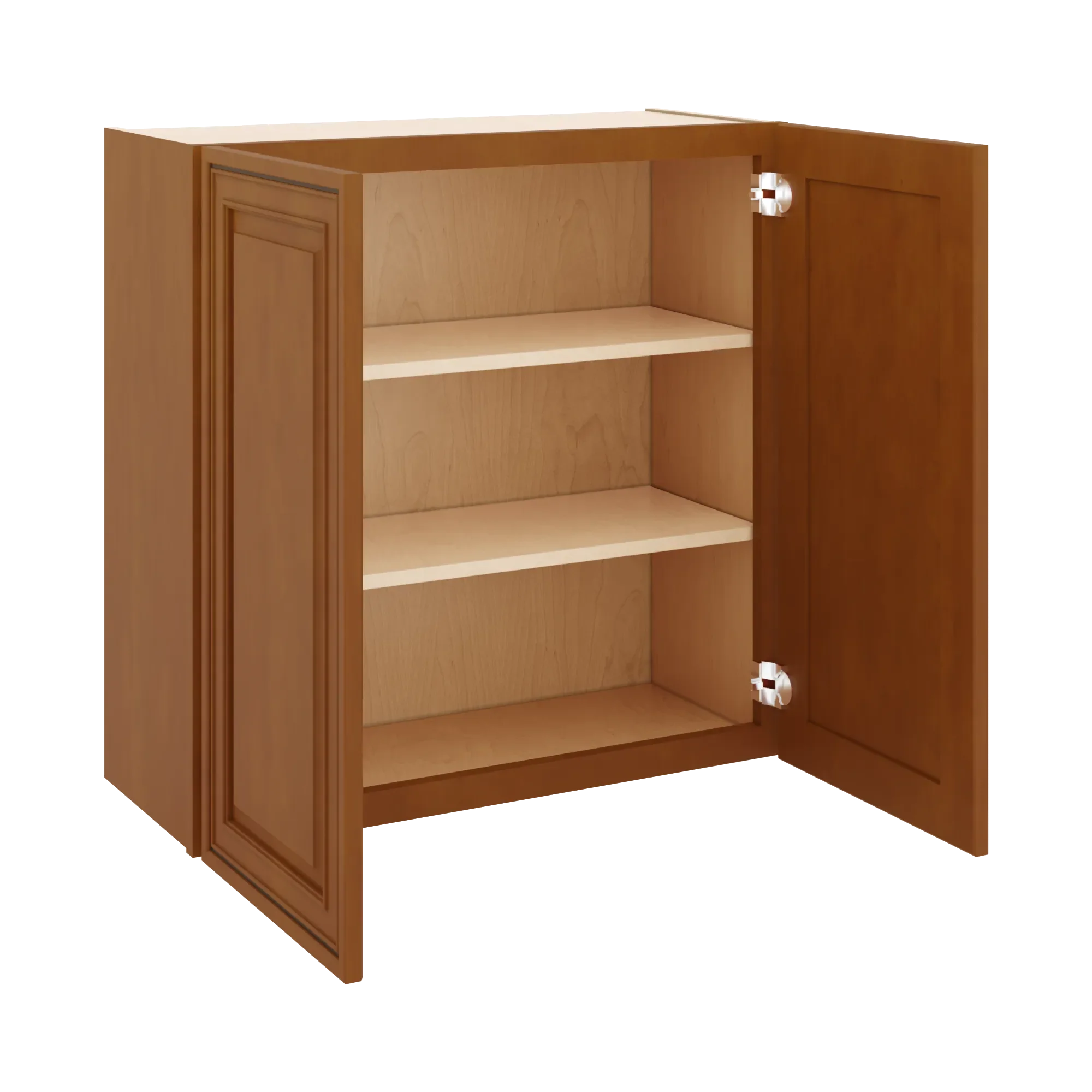 j k mocha glazed k10 double door wall cabinet 30 w x 30 h