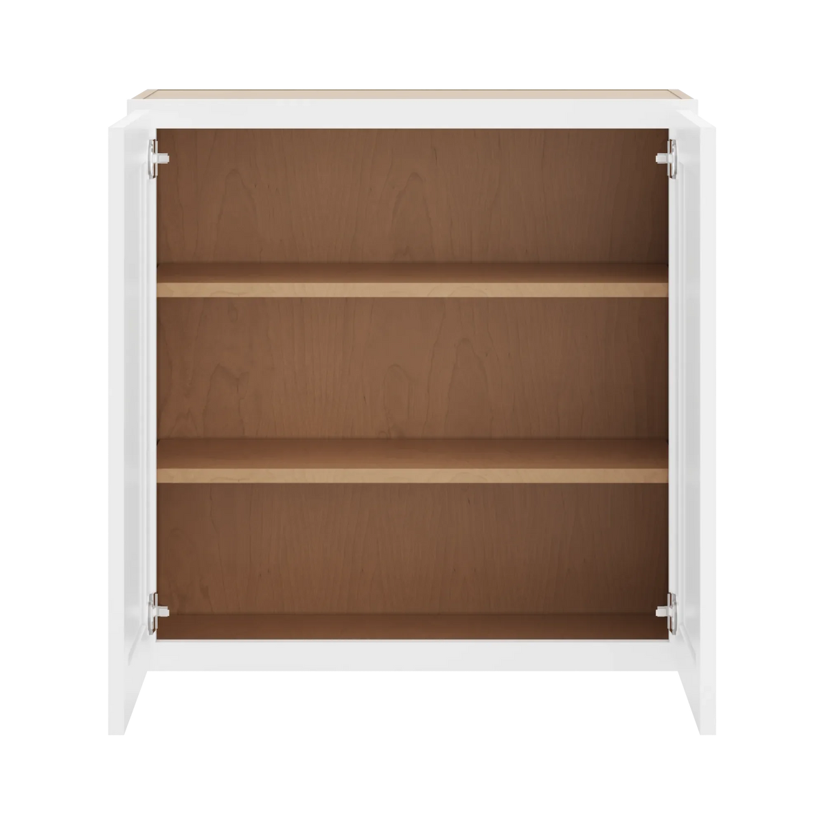 cnc luxor white 30 w x 30 h double door wall cabinet