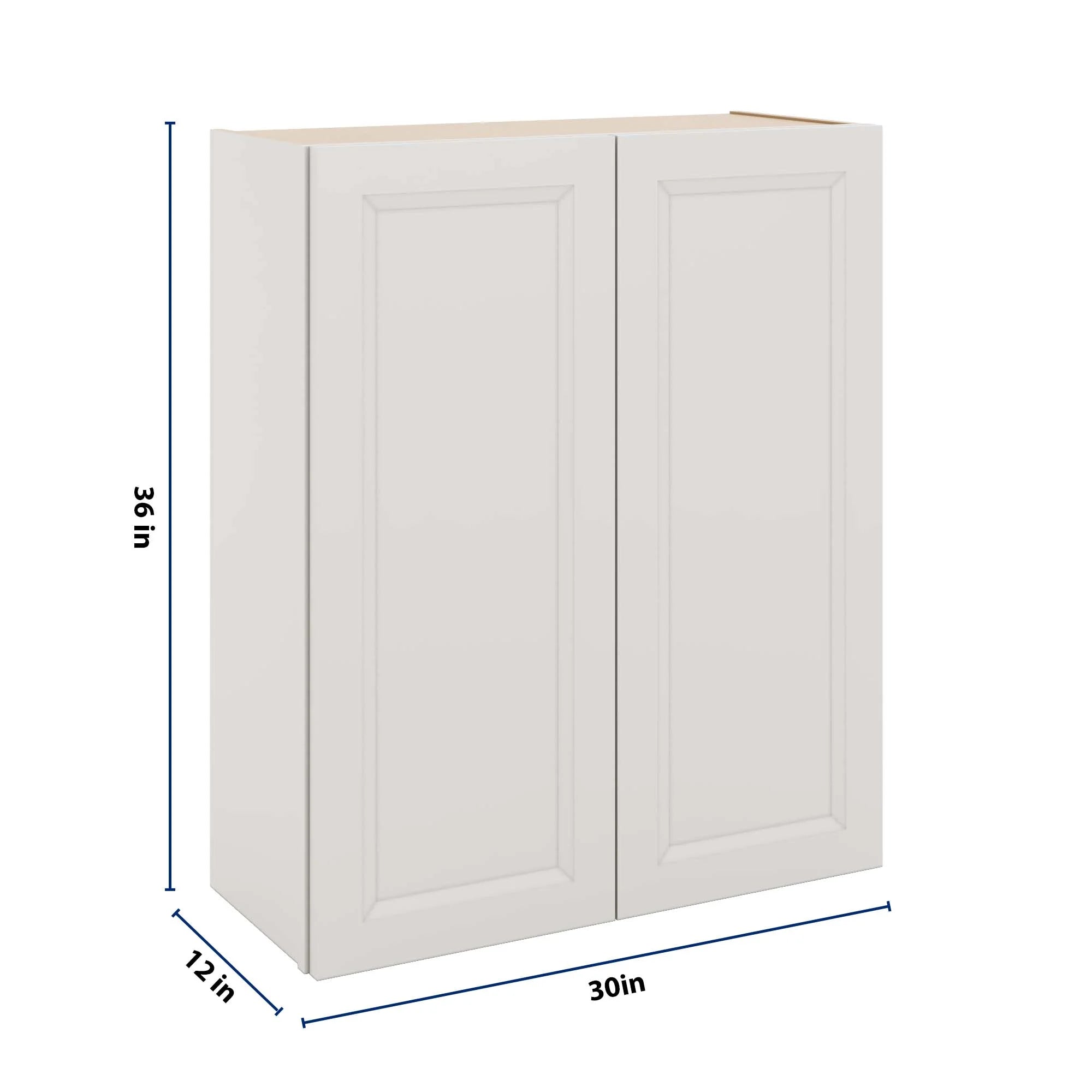 J&K Pure B5 Double Door Wall Cabinet - 30" W x 36" H