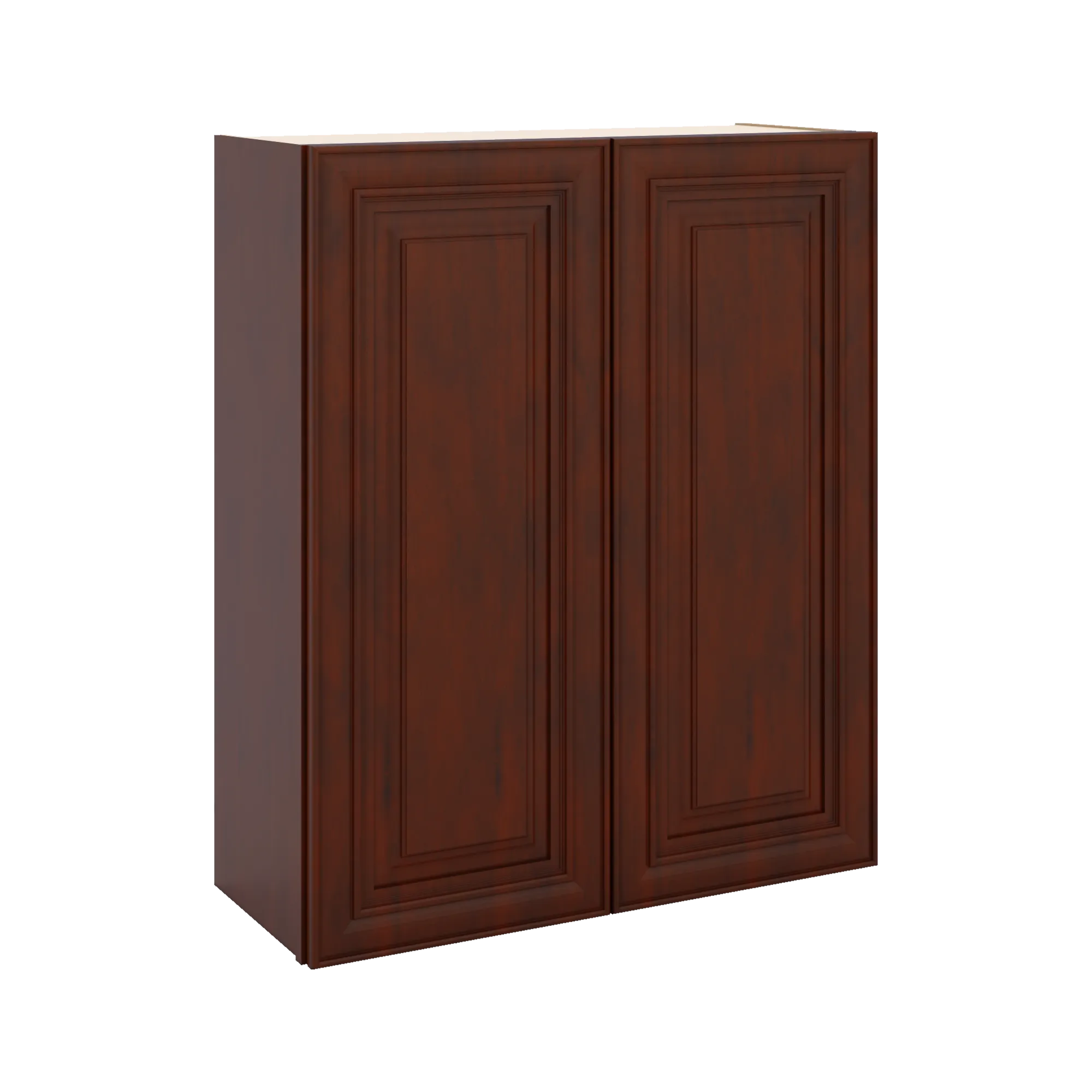 J&K Mahogany J5 Double Door Wall Cabinet - 30" W x 36" H