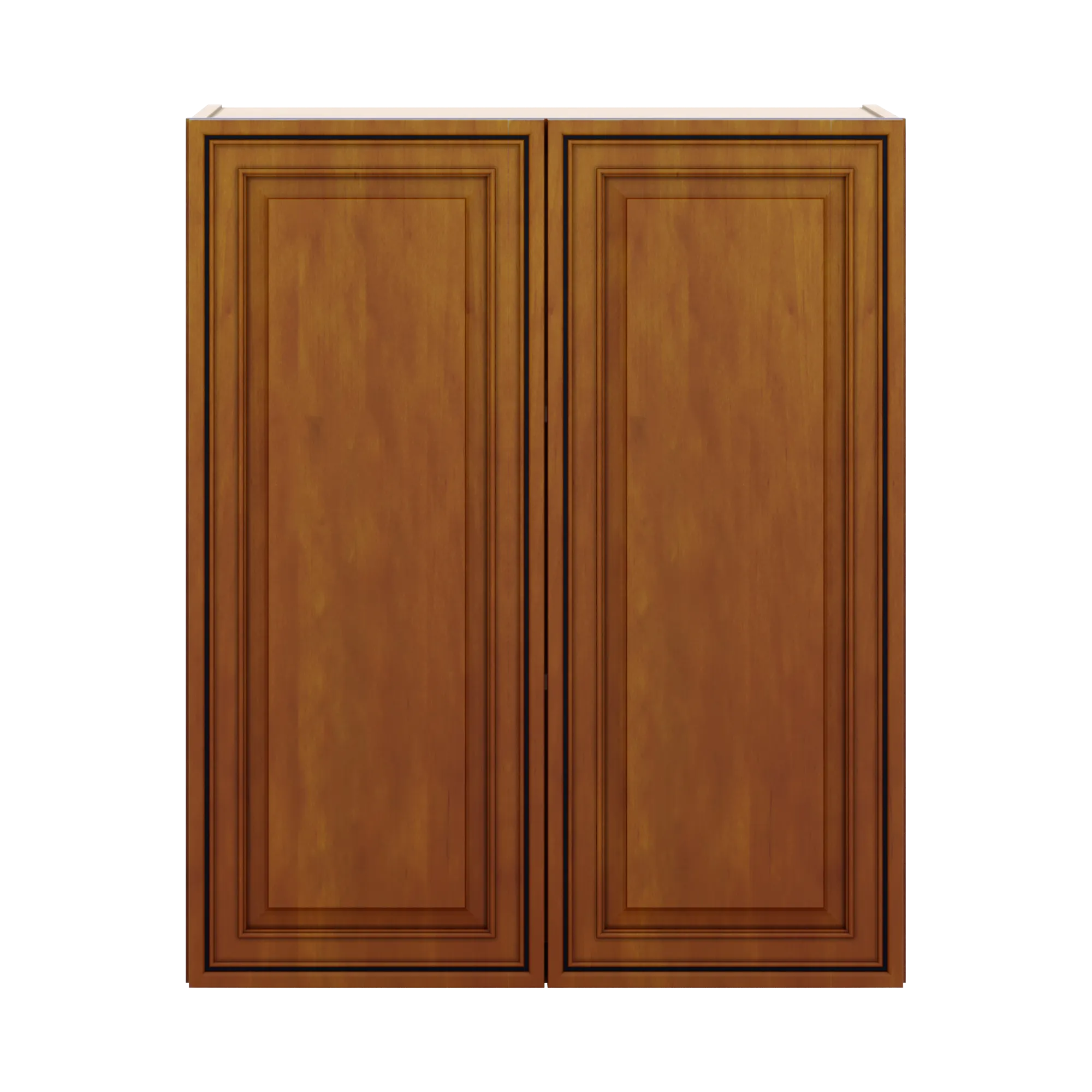 j k mocha glazed k10 double door wall cabinet 30 w x 36 h