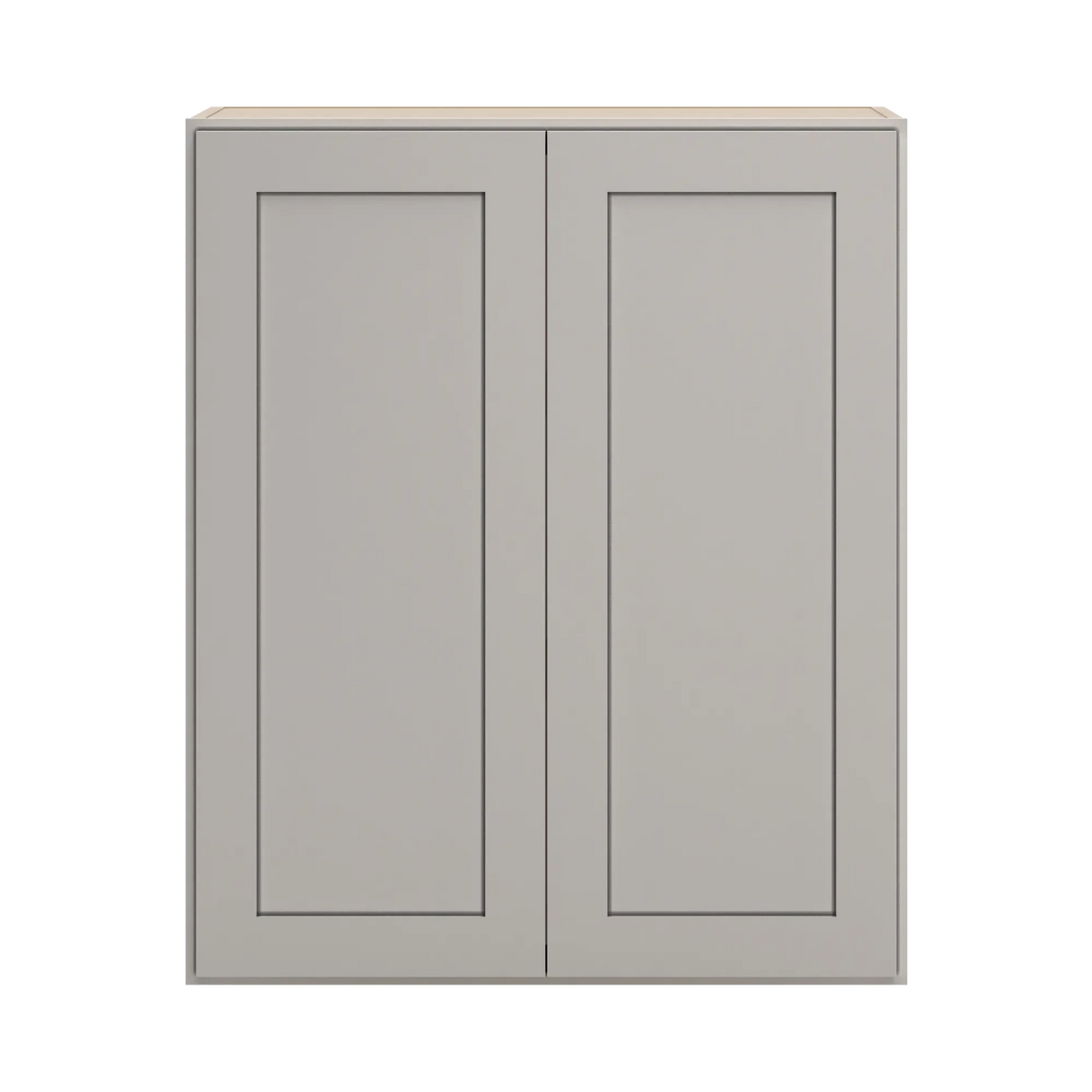 cnc luxor misty grey 30 w x 36 h double door wall cabinet