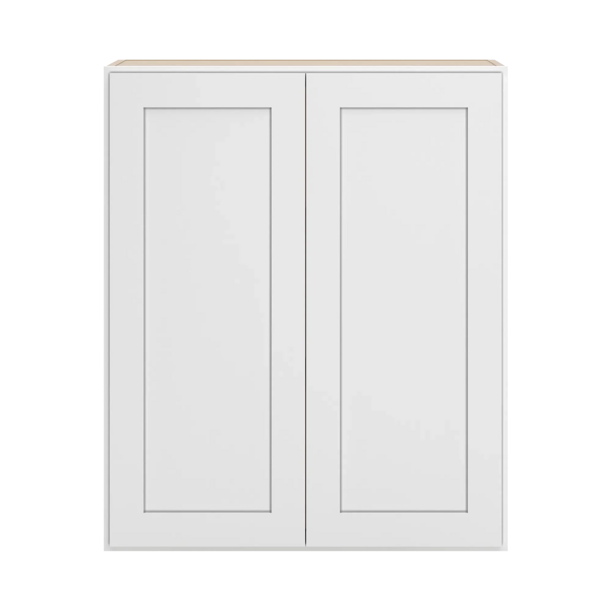 cnc luxor white 30 w x 36 h double door wall cabinet