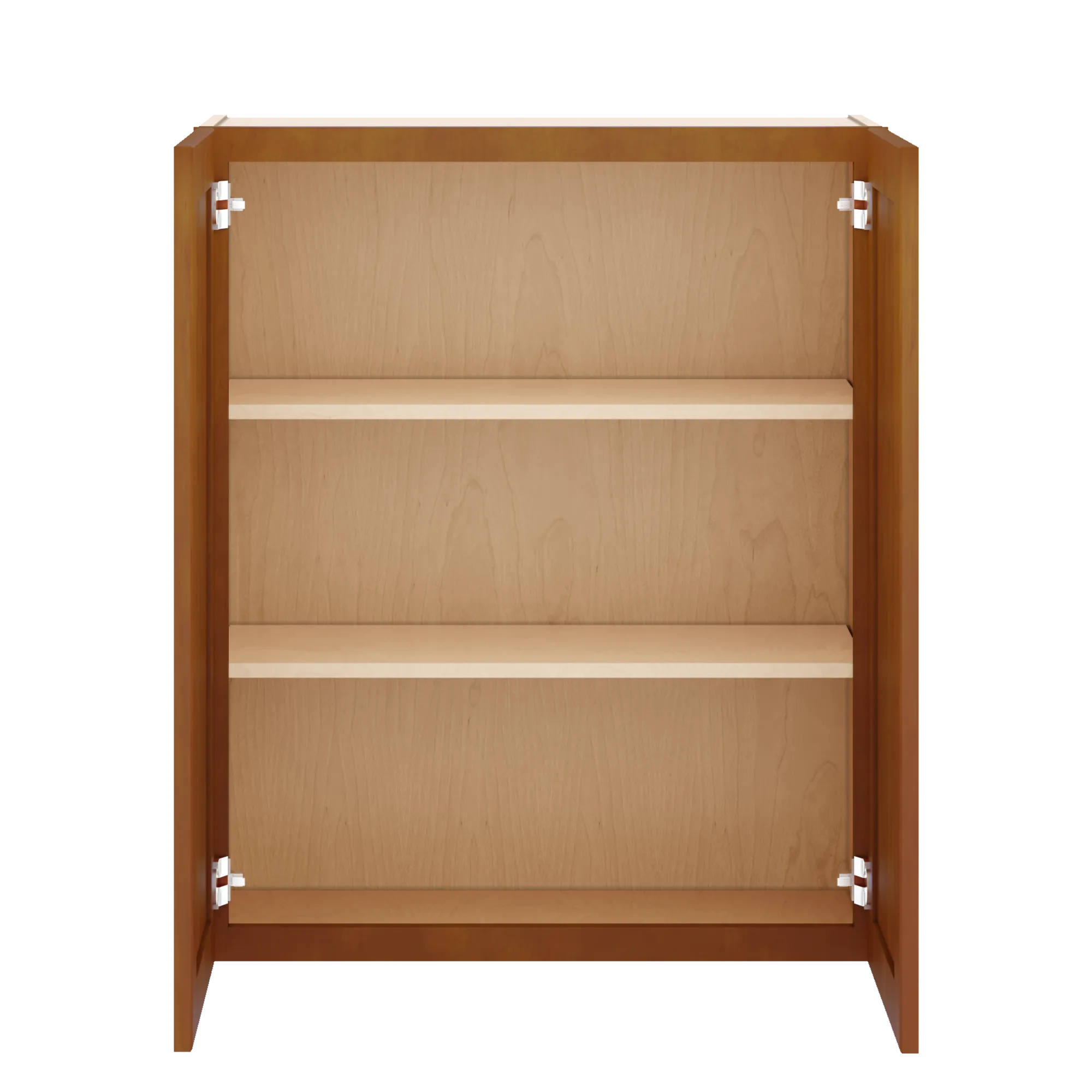 j k mocha glazed k10 double door wall cabinet 30 w x 36 h