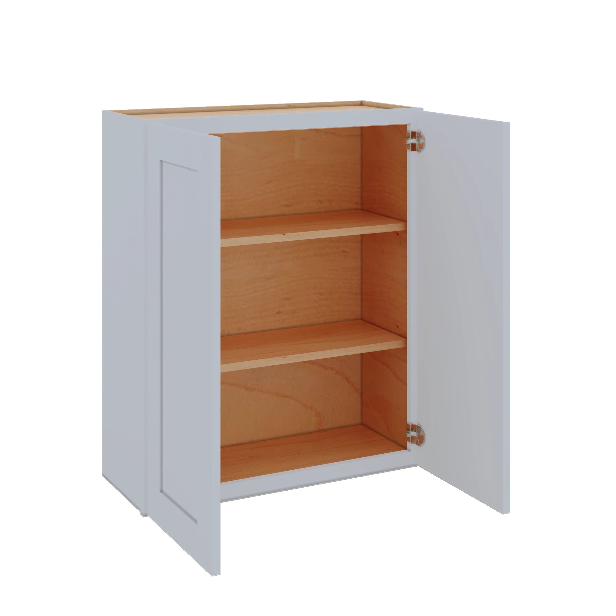 Modernform Cabinet Grey Shaker 30" W X 36" H X 12" D Double Door Wall Cabinet