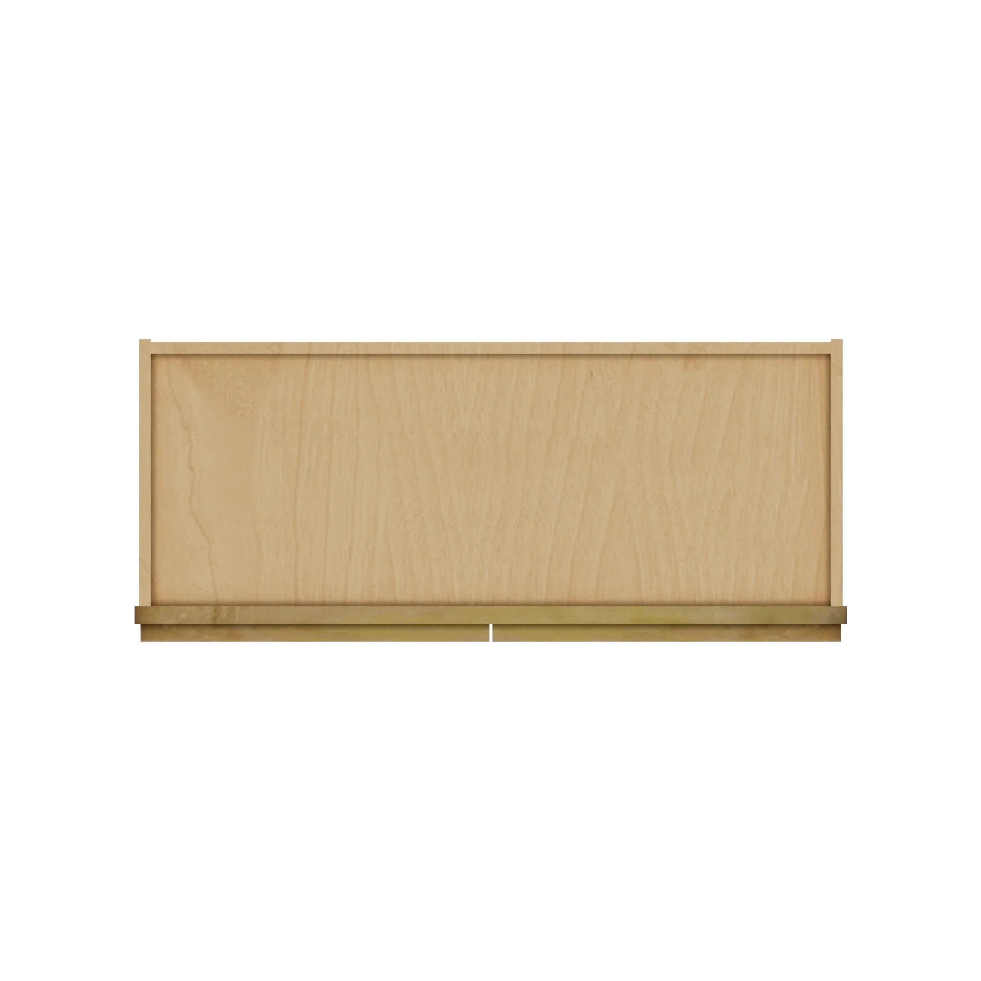 Modernform Cabinet Natural Shaker 30" W X 42" H X 12" D Double Glass Door Wall Cabinet