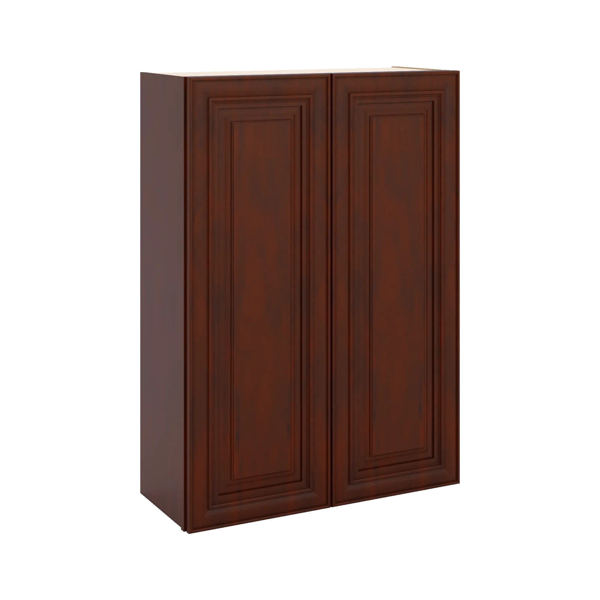 J&K Mahogany J5 Double Door Wall Cabinet - 30" W x 42" H