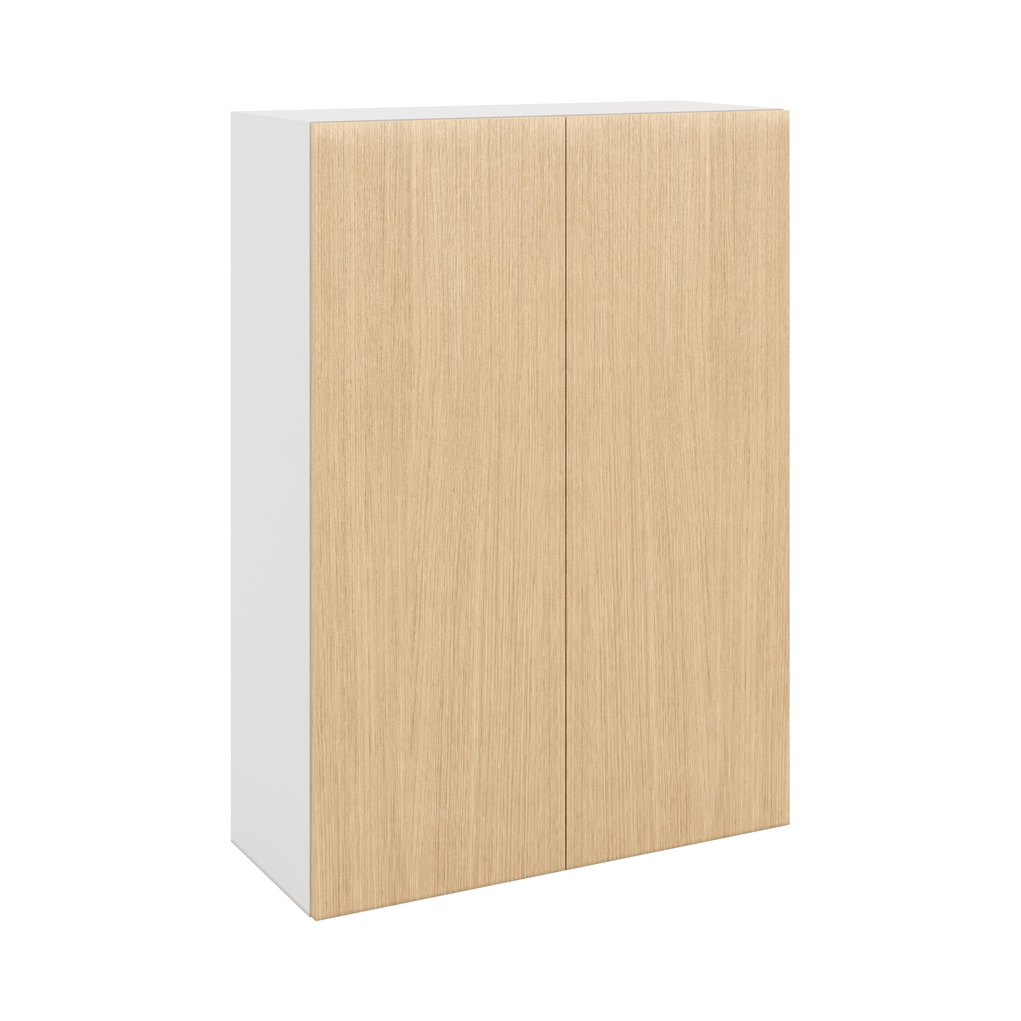 Modernform Cabinet Natural Oak 30" W X 42" H X 12" D Double Door Wall Cabinet