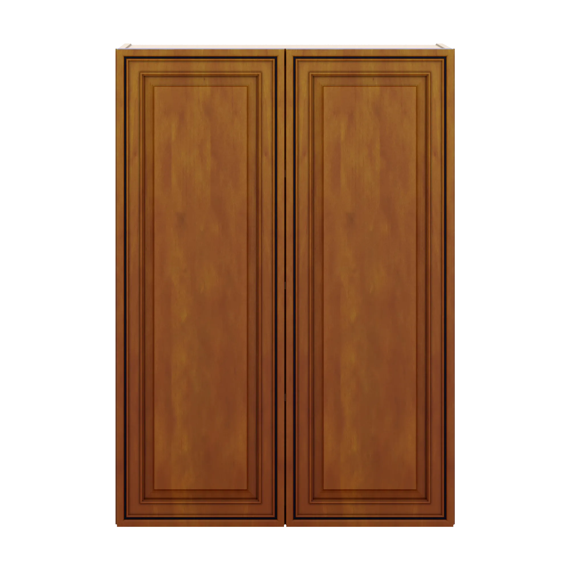 j k mocha glazed k10 double door wall cabinet 30 w x 42 h