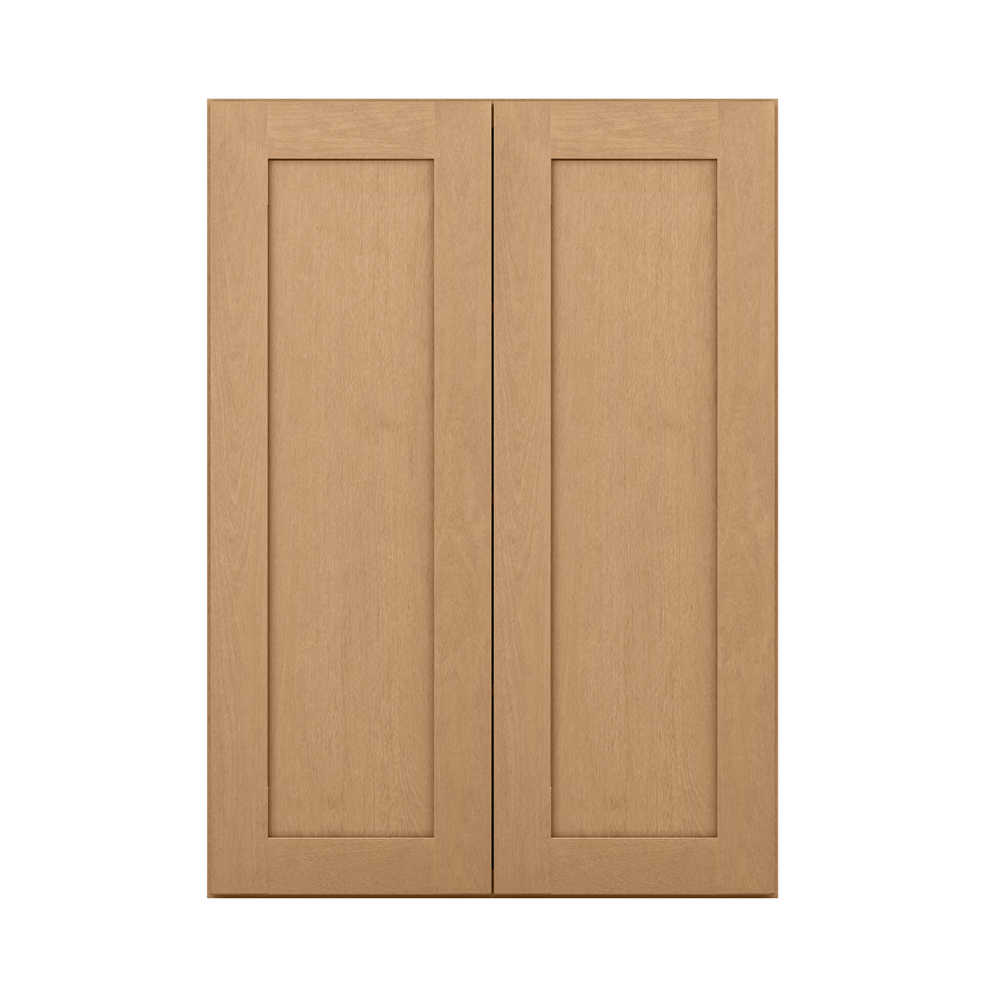 Wall Kitchen Cabinet W3042 Shaker Toffee LessCare 30 in. width 42 in. height 12 in. depth