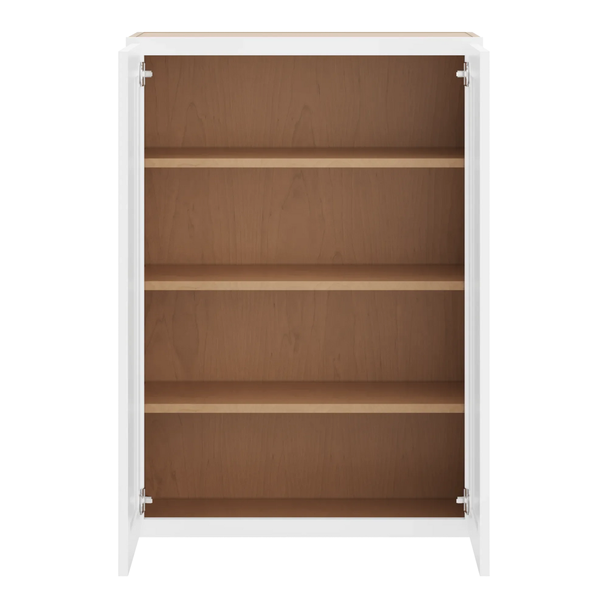 cnc luxor white 30 w x 42 h double door wall cabinet